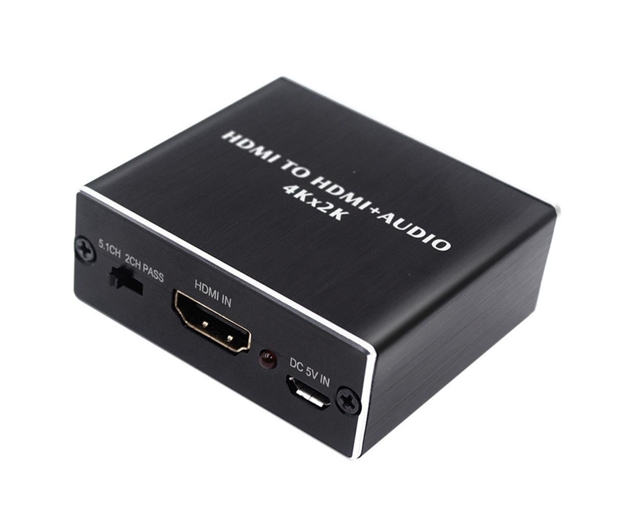Portable 4Kx2K HDMI-compatible 1.4 Audio Splitter Extractor 5.1CH SPDIF Optical Converter - Image 4