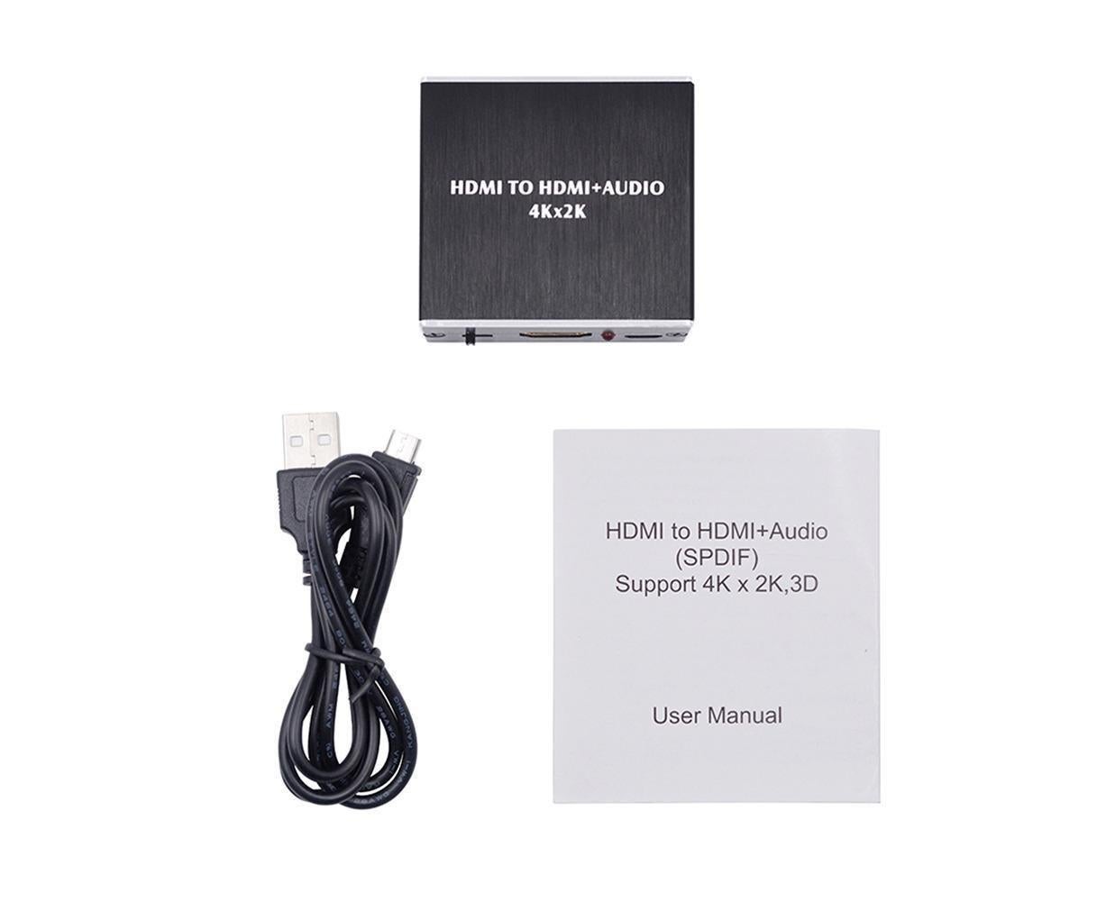 Portable 4Kx2K HDMI-compatible 1.4 Audio Splitter Extractor 5.1CH SPDIF Optical Converter - Image 7