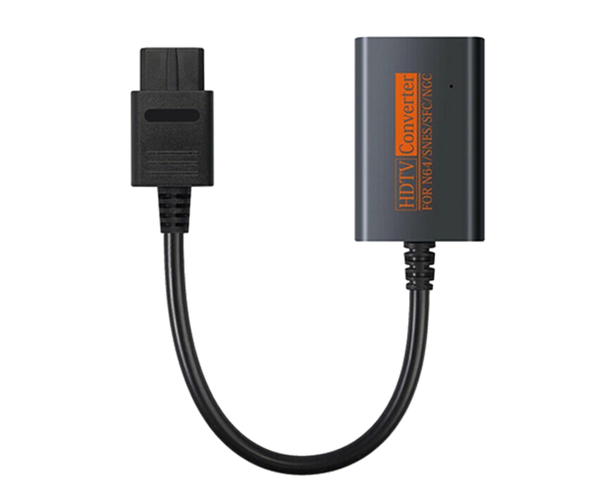Portable Converter Adapter Shared Equipment for N64/SNES/SFC/NGC to HDMI-compatible (720p) Black - Image 2