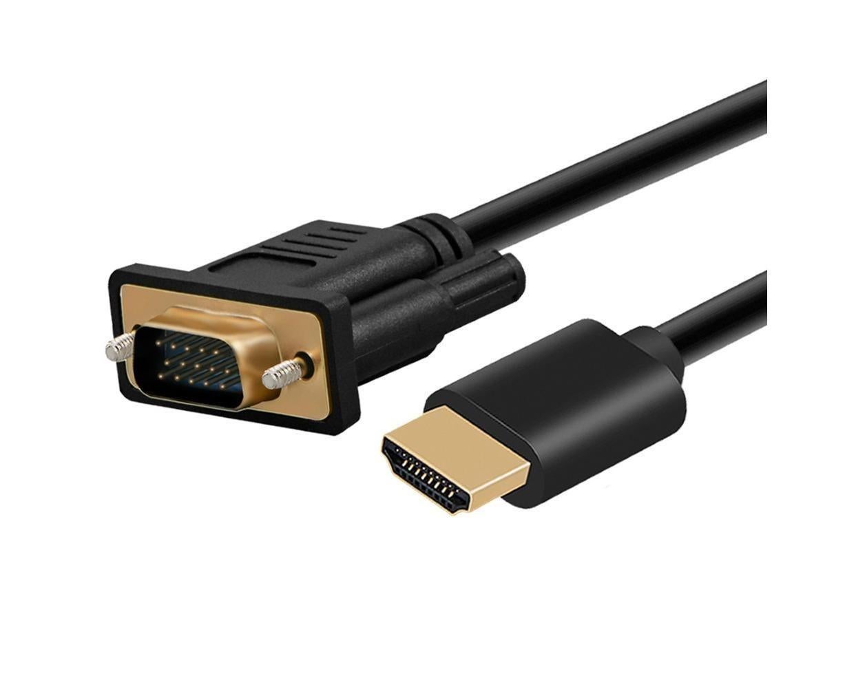 Portable HDMI-compatible to VGA High Clarity Converter Cable Cord for Computer Projector - Image 2
