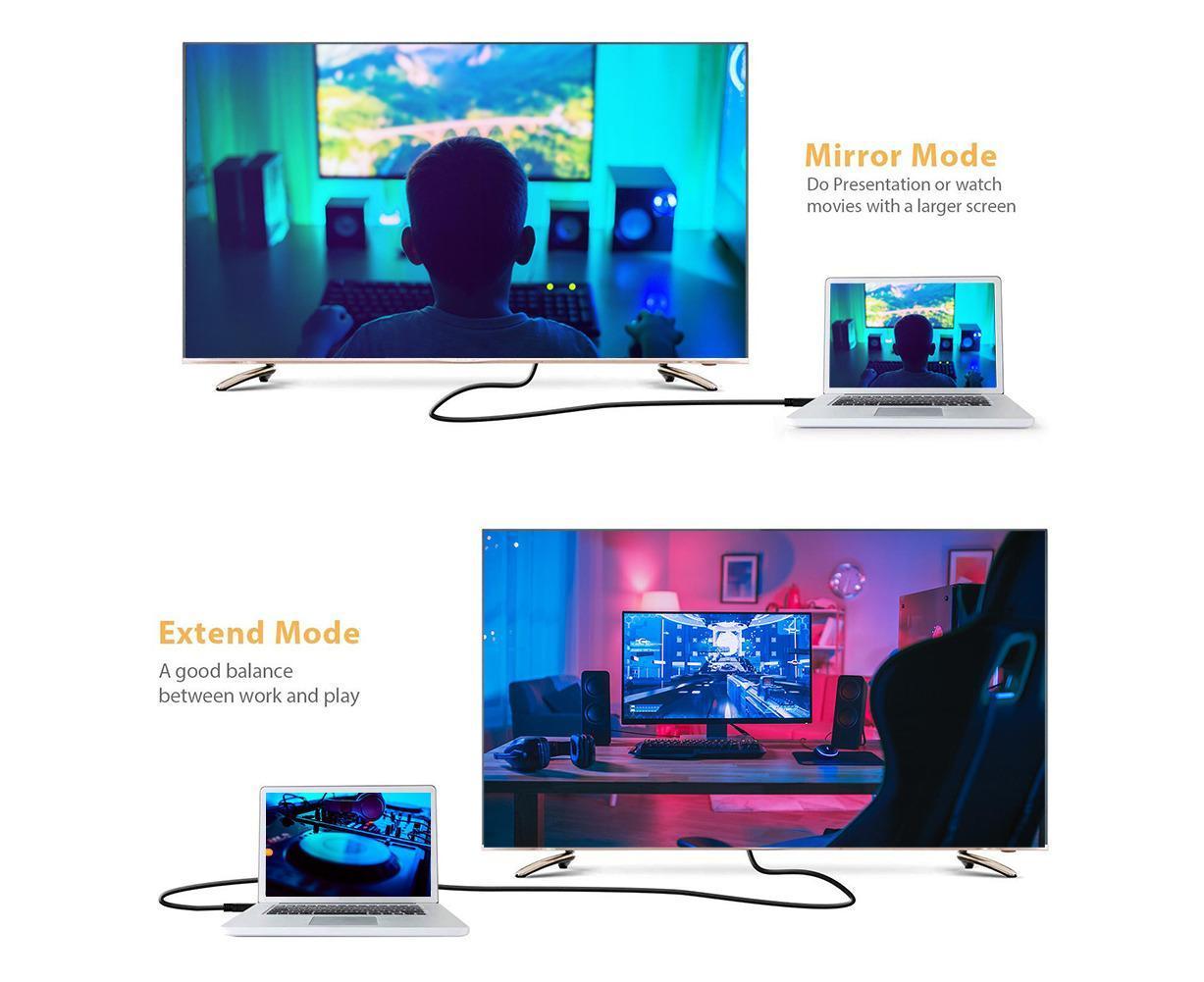 Portable HDMI-compatible to VGA High Clarity Converter Cable Cord for Computer Projector - Image 6