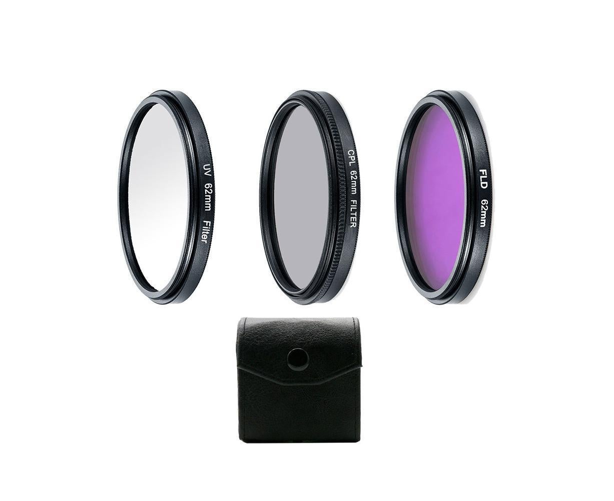 Professional UV CPL Polarizer FLD Photo Photography Filter Kit for SLR Camera - Image 6