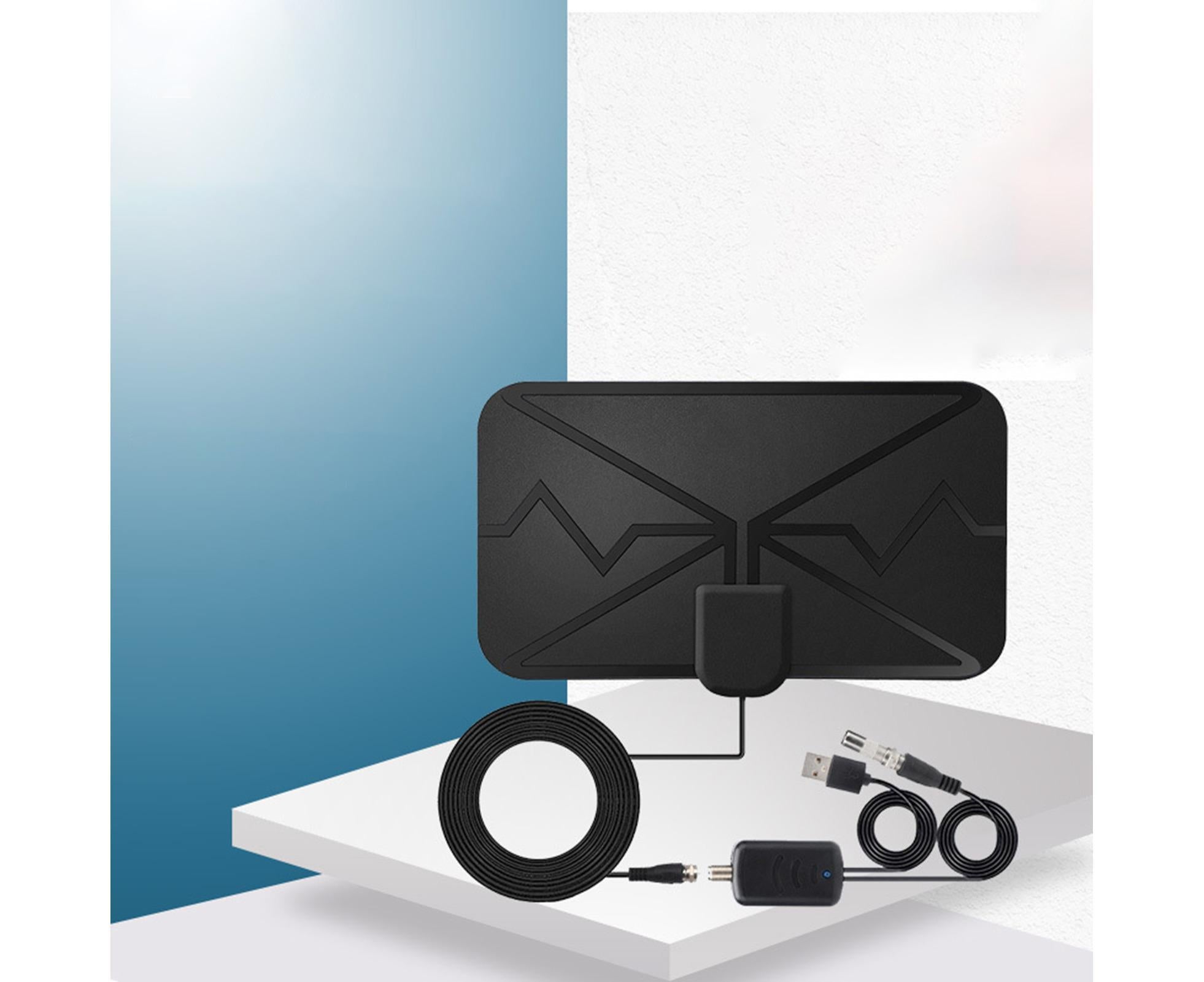 TV Antenna Mini 300 Miles Range 4K High Performing Digital Antenna for Home Black - Image 1