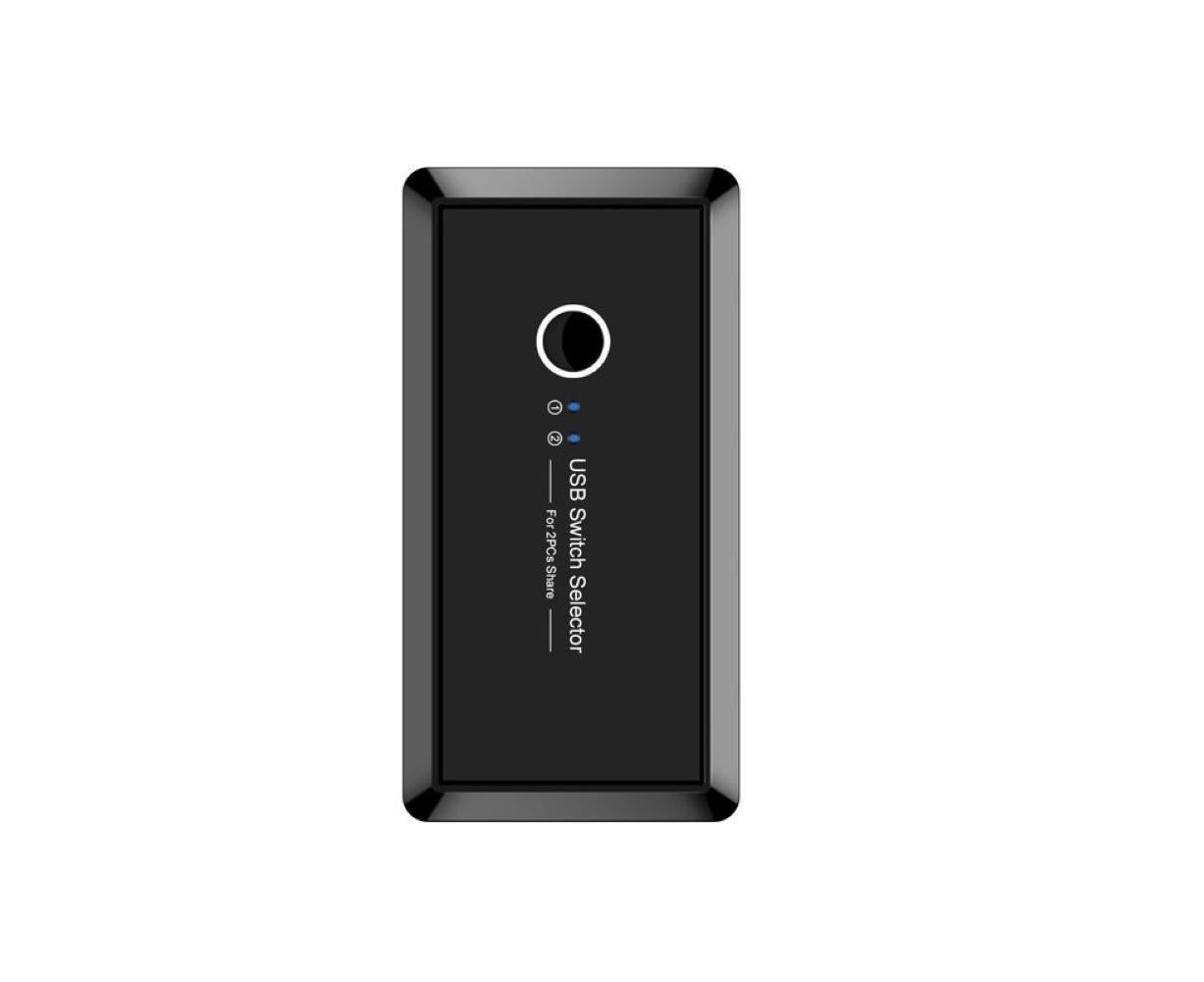 USB 3.0 Switch Selector 2 Computer Sharing 4 Devices for Keyboard Mouse Printer Black - Image 2