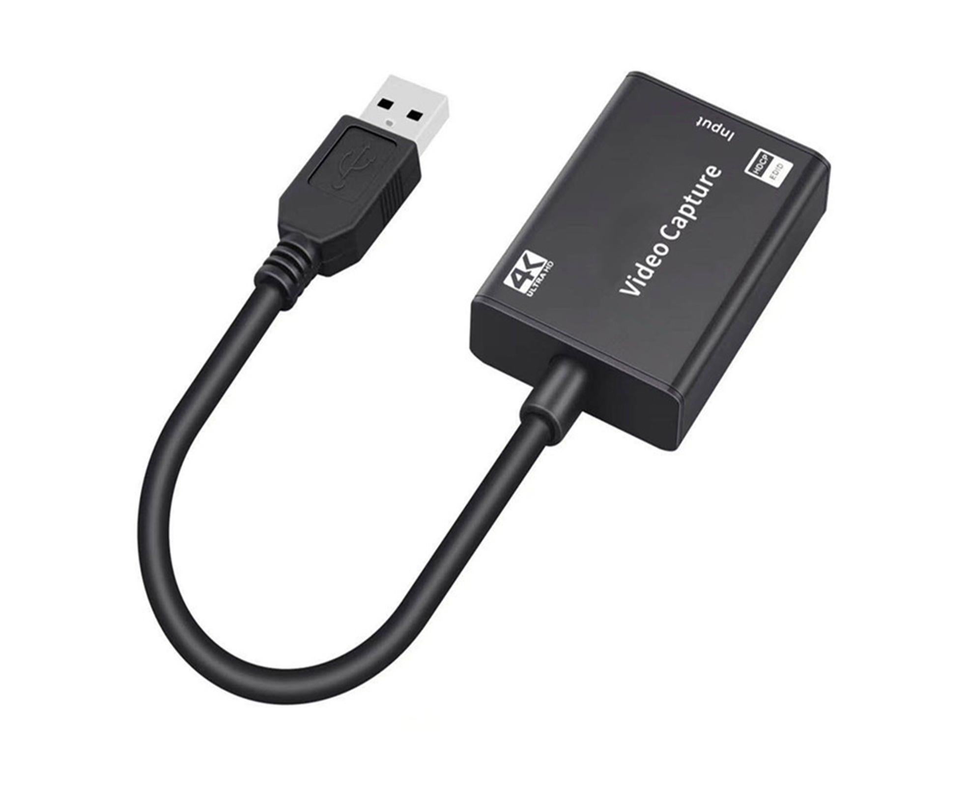 USB to HDMI-compatible High Clarity 1080P 4K Video Capture Card for Game Live Streaming Broadcast Black - Image 3