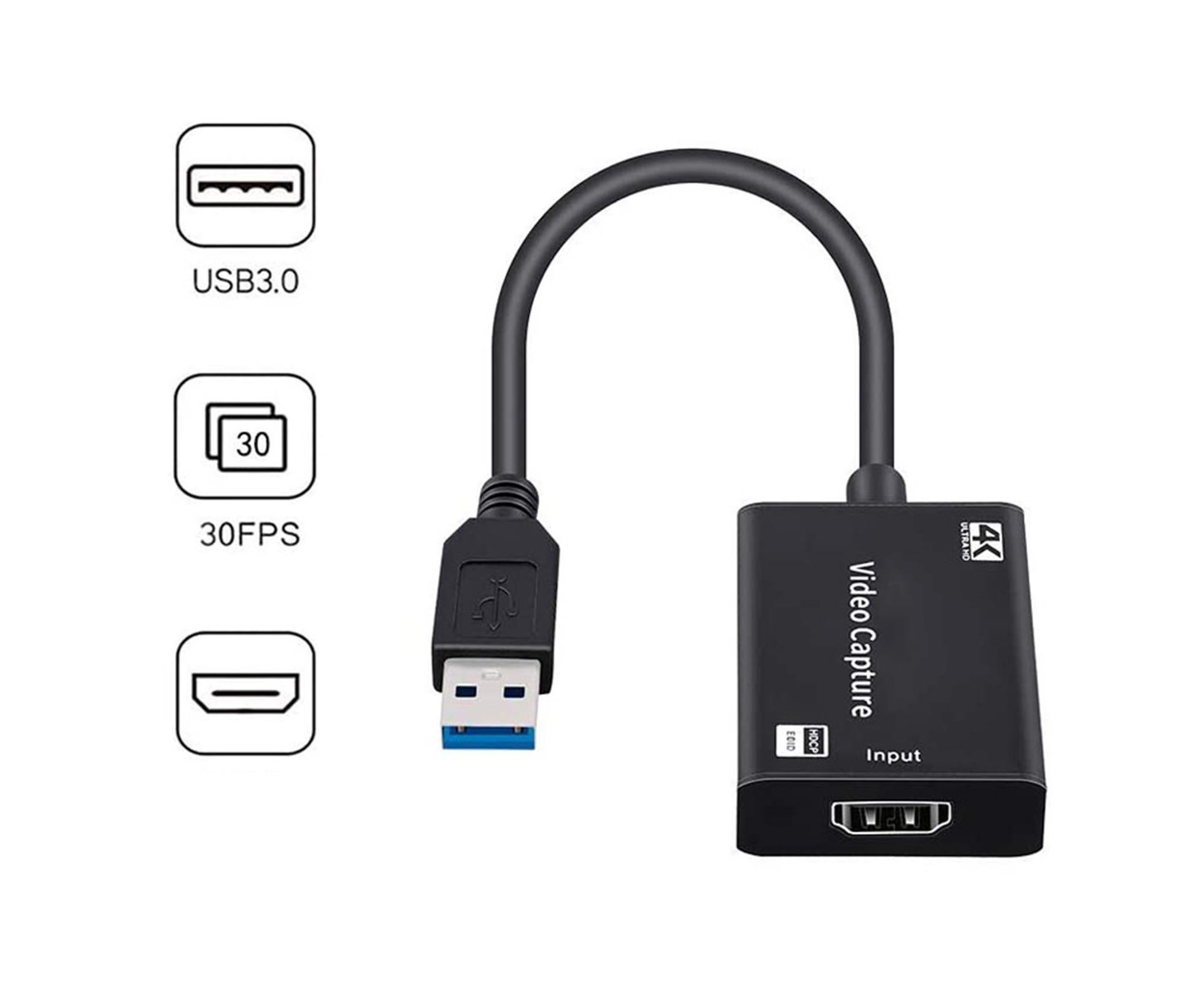 USB to HDMI-compatible High Clarity 1080P 4K Video Capture Card for Game Live Streaming Broadcast Black - Image 5