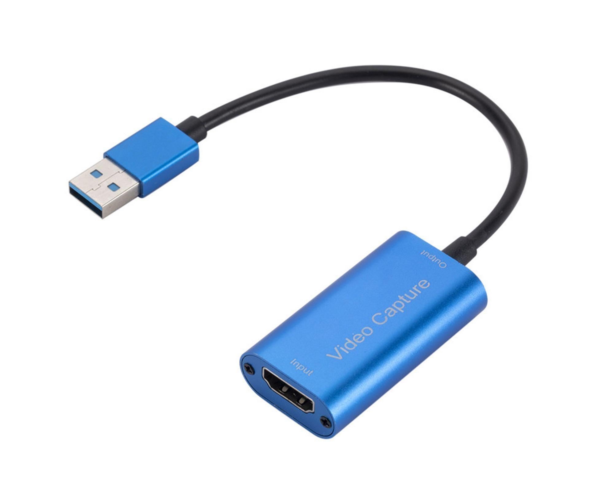 Video Capture Card Portable High Resolution Low Latency HDMI-compatible to USB 3.0 Game Capture Device for Live Streaming Blue - Image 2