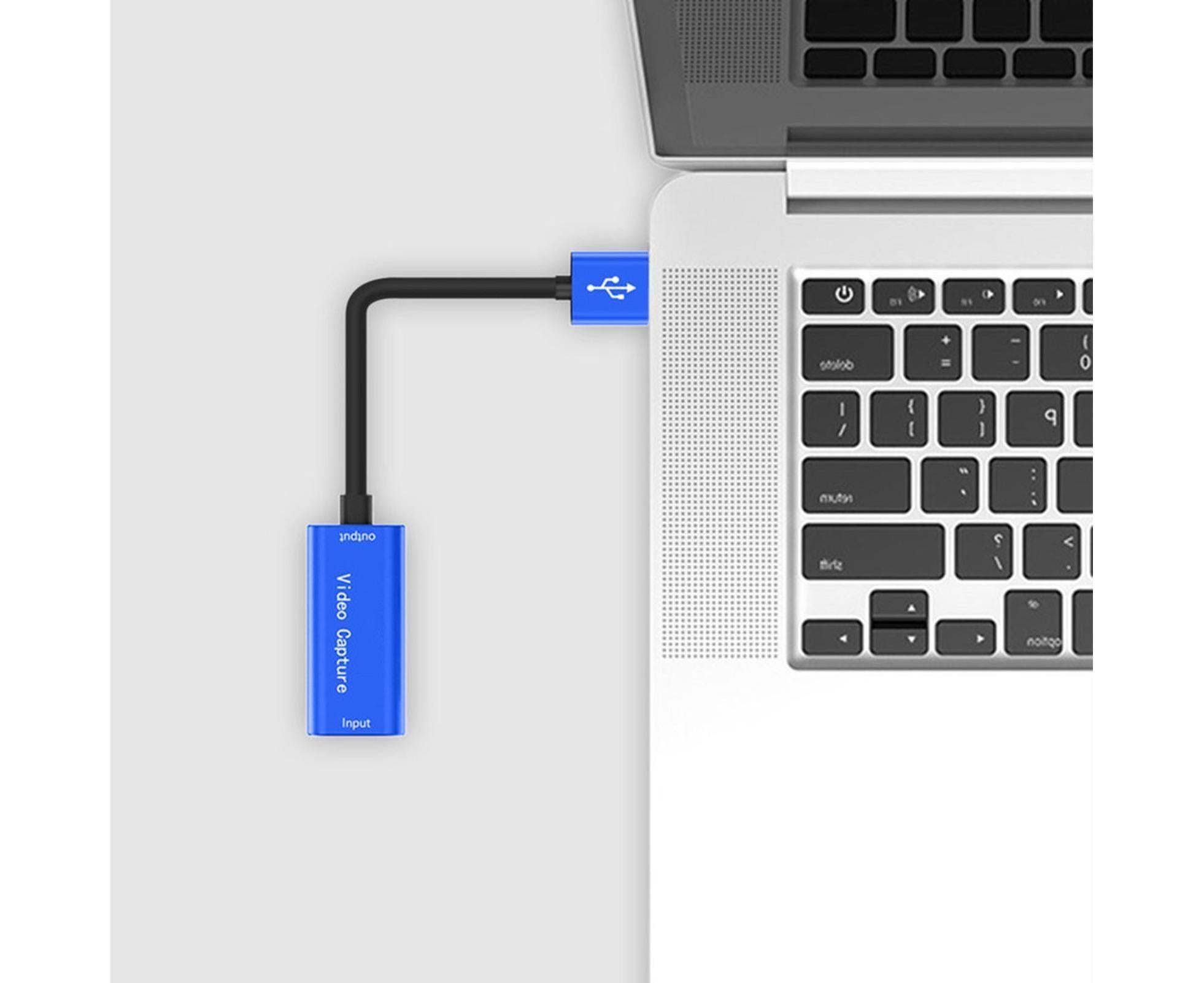 Video Capture Card Portable High Resolution Low Latency HDMI-compatible to USB 3.0 Game Capture Device for Live Streaming Blue - Image 3