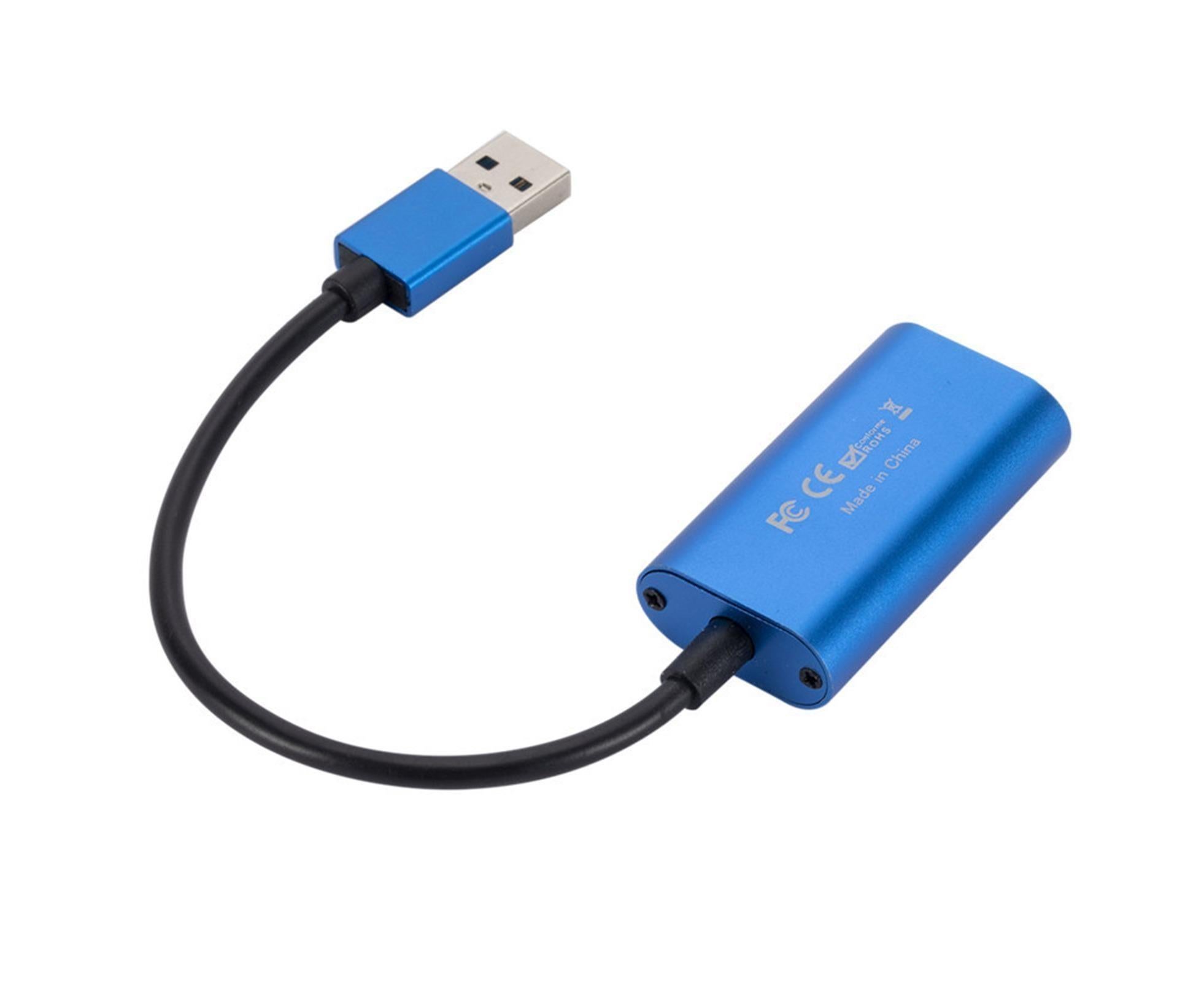 Video Capture Card Portable High Resolution Low Latency HDMI-compatible to USB 3.0 Game Capture Device for Live Streaming Blue - Image 8