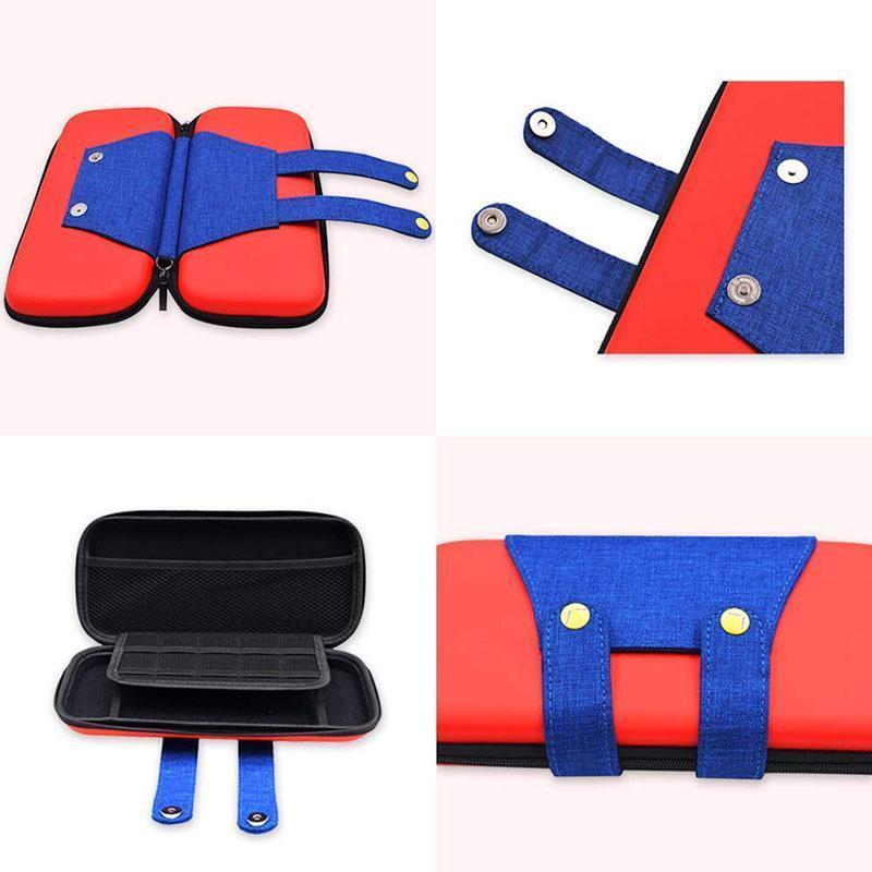Carry Case Compatible with Nintendo Switch and New Switch2 Console with Pockets for Accessories and Games-Green - Image 4