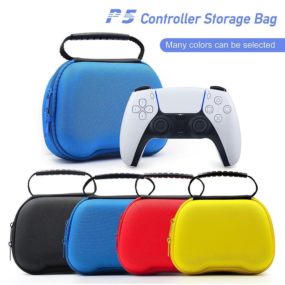 Gaming Controller Travel Carrying Case Compatible with Playstation 5 Wireless Controllers. Protective Storage Holder Bag Cover for PS5 Console (Box Only)-Blue - Image 2