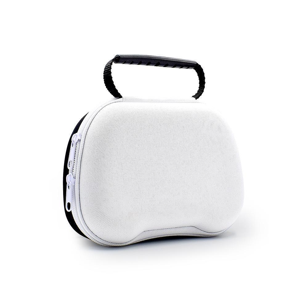 Gaming Controller Travel Carrying Case Compatible with Playstation 5 Wireless Controllers. Protective Storage Holder Bag Cover for PS5 Console (Box Only)-White & Black - Image 1