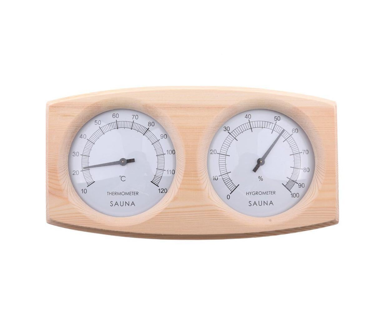 2 in 1 Sauna Room Wooden Thermometer Hygrometer Steam Temperature Humidity Meter - Image 4