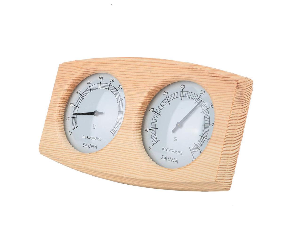2 in 1 Sauna Room Wooden Thermometer Hygrometer Steam Temperature Humidity Meter - Image 5