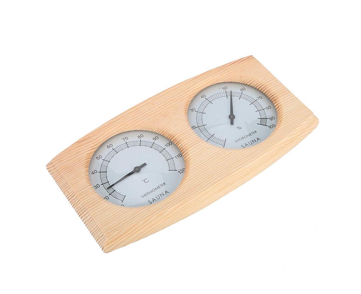 2 in 1 Sauna Room Wooden Thermometer Hygrometer Steam Temperature Humidity Meter - Image 6