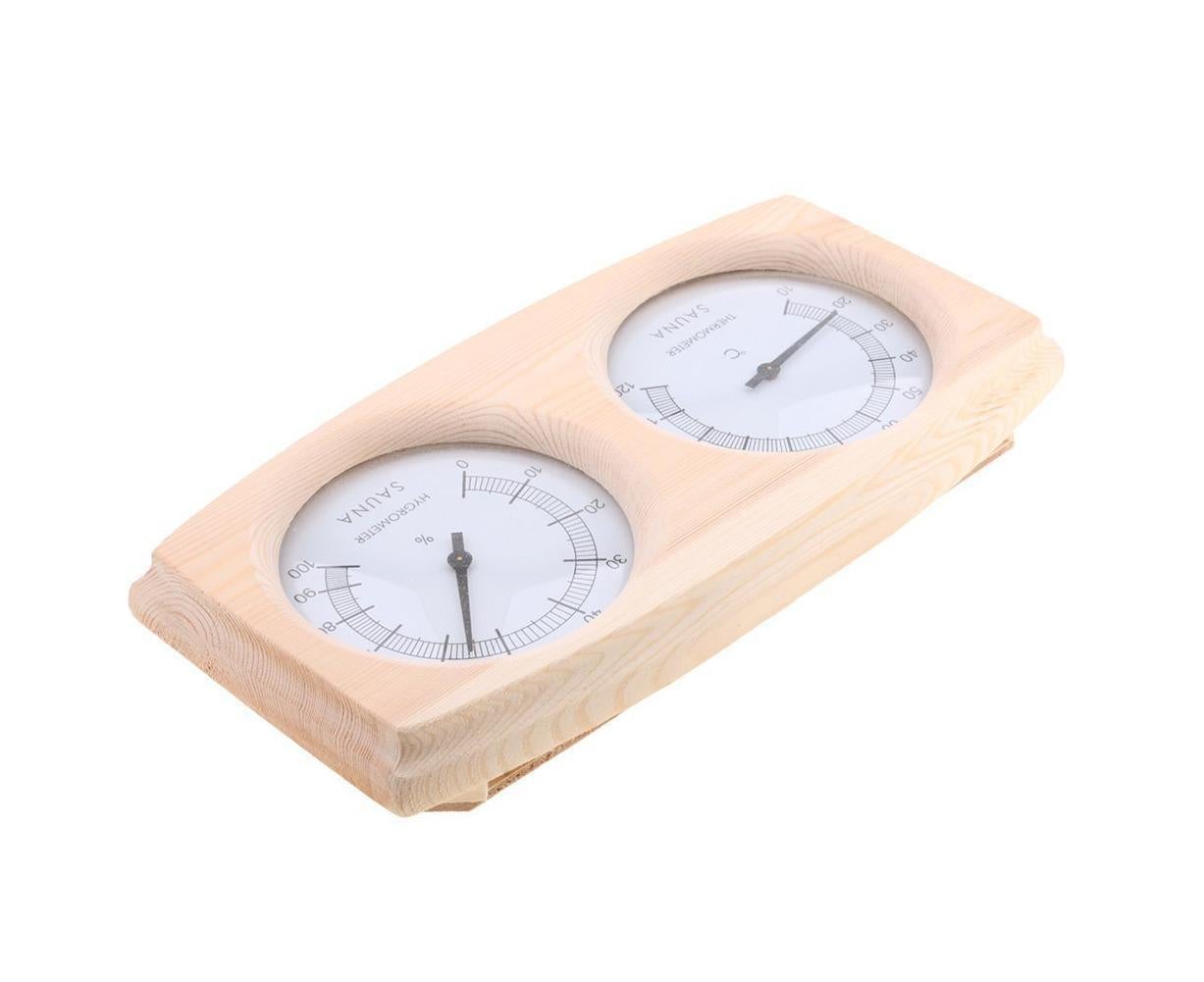 2 in 1 Sauna Room Wooden Thermometer Hygrometer Steam Temperature Humidity Meter - Image 7