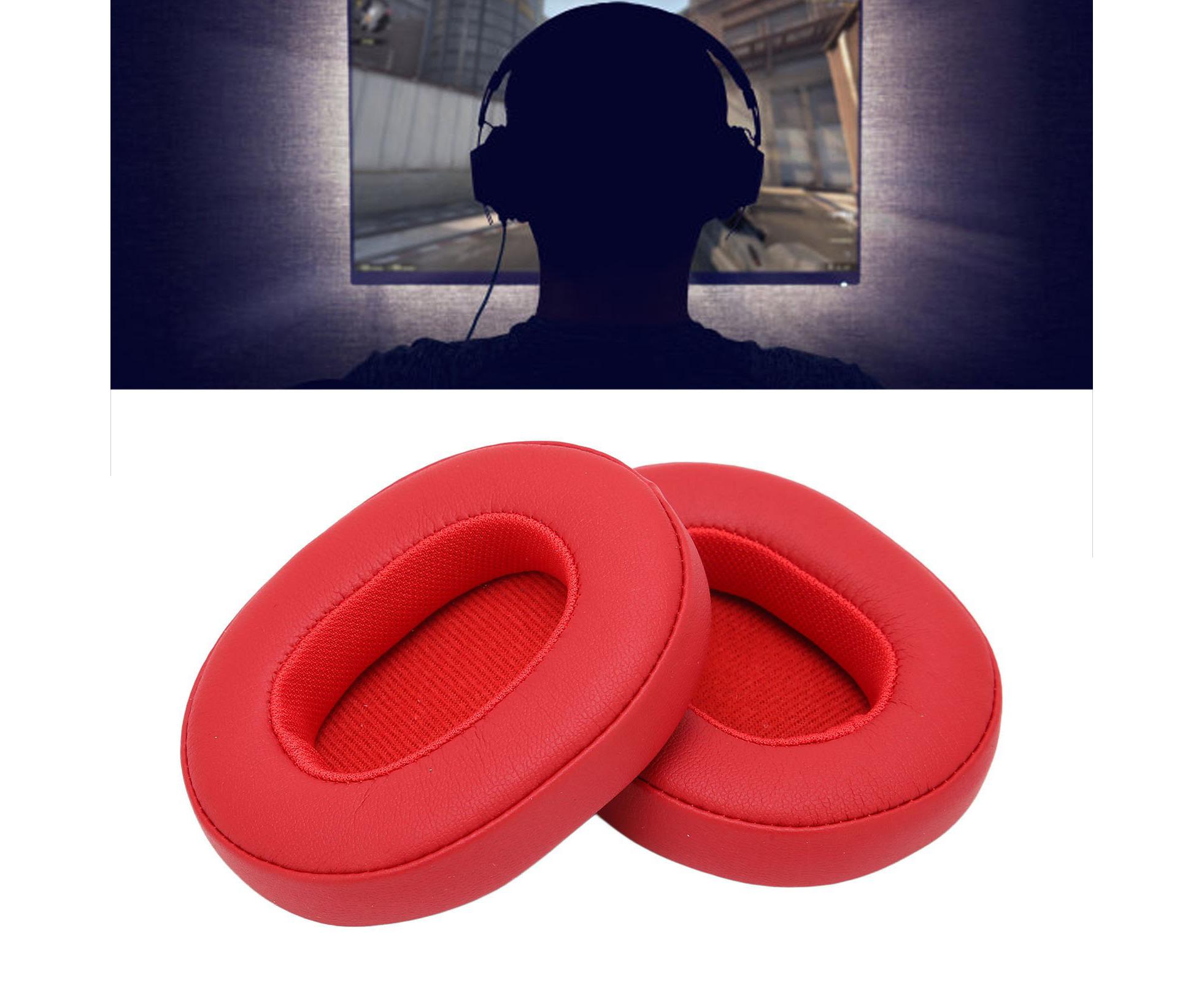 Protein Leather Replacement Ear Pads for Skullcandy Crusher 3.0 Wireless Hesh3 Repair PartsRed - Image 4