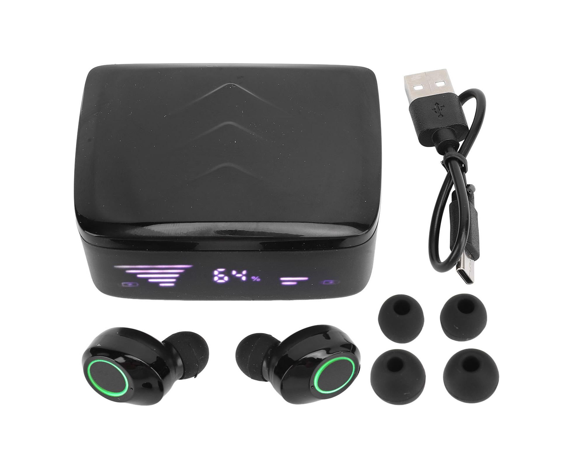 Language Translator Earbuds 144 Online Languages Translation Bluetooth 5.3 Wireless Music Device with APP for Android Black - Image 1