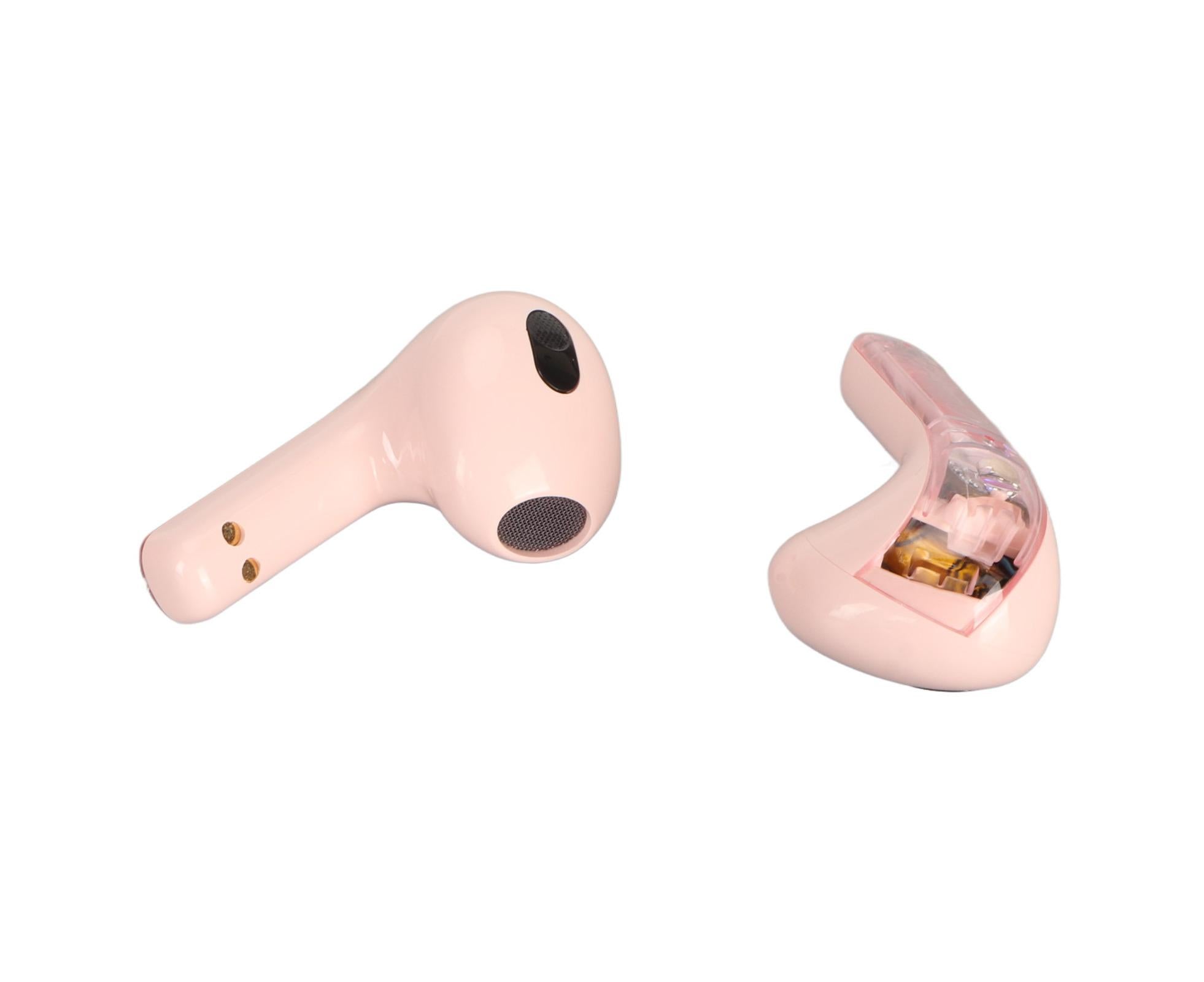 Language Translator Earbuds Support 144 Online Languages Bluetooth 5.3 Earphones Wireless Device Pink - Image 3