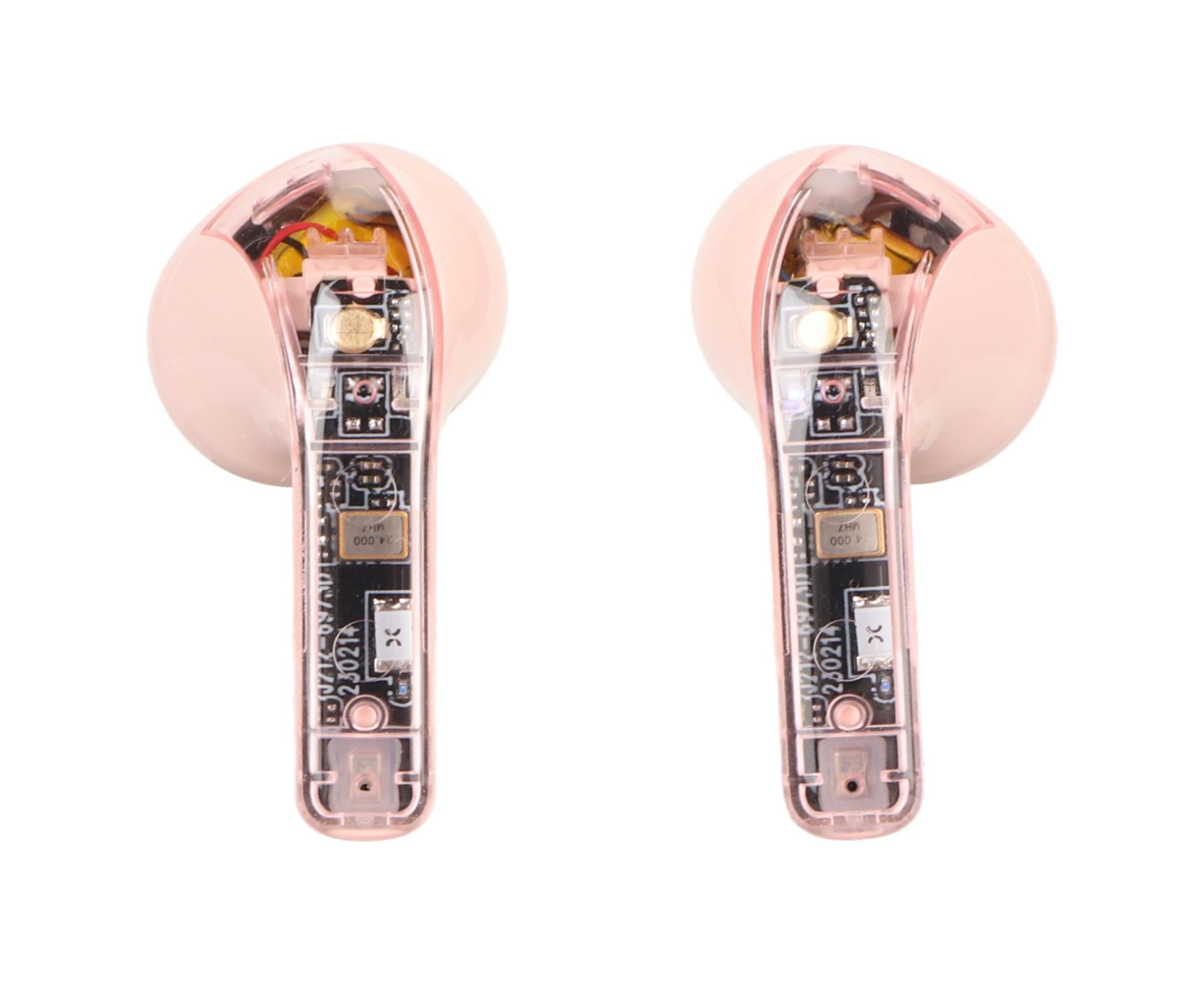 Language Translator Earbuds Support 144 Online Languages Bluetooth 5.3 Earphones Wireless Device Pink - Image 5