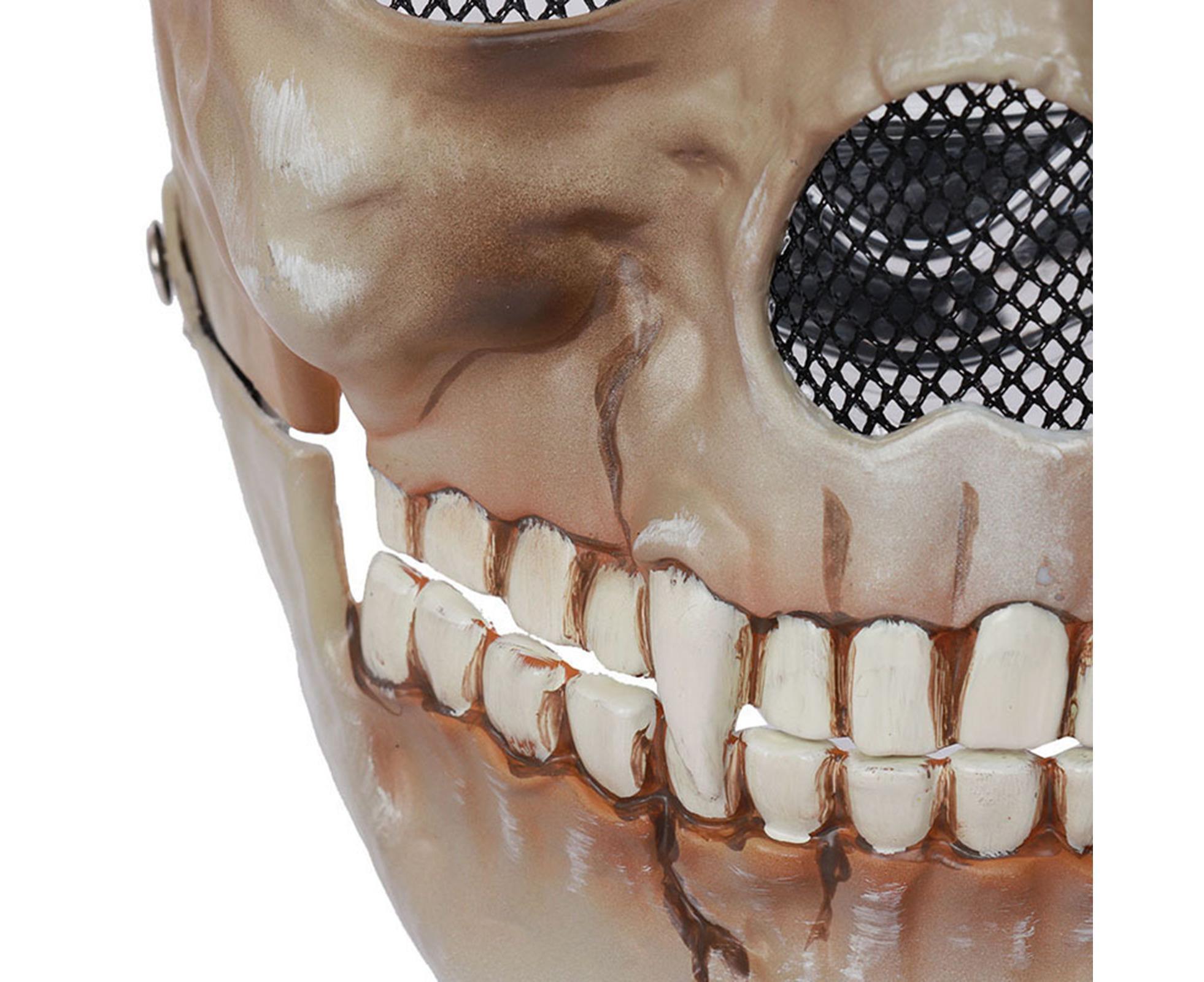 Adjustable Halloween Ghost Masque with Scary Looking Artificial Skeleton Face for Theme Parties Masquerade Balls - Image 3