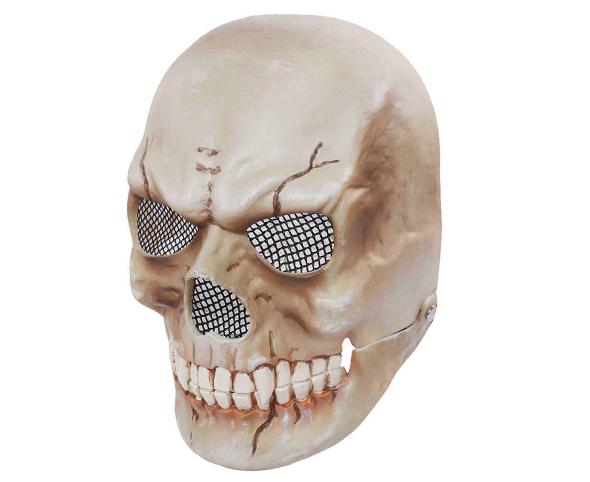 Adjustable Halloween Ghost Masque with Scary Looking Artificial Skeleton Face for Theme Parties Masquerade Balls - Image 5