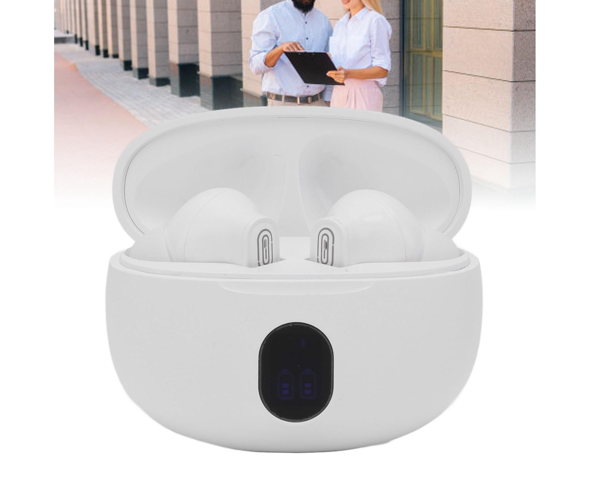 Language Translator Earbuds 144 Languages Bluetooth 5.4 Wireless Translation Device for Travel Business and Learning White - Image 3