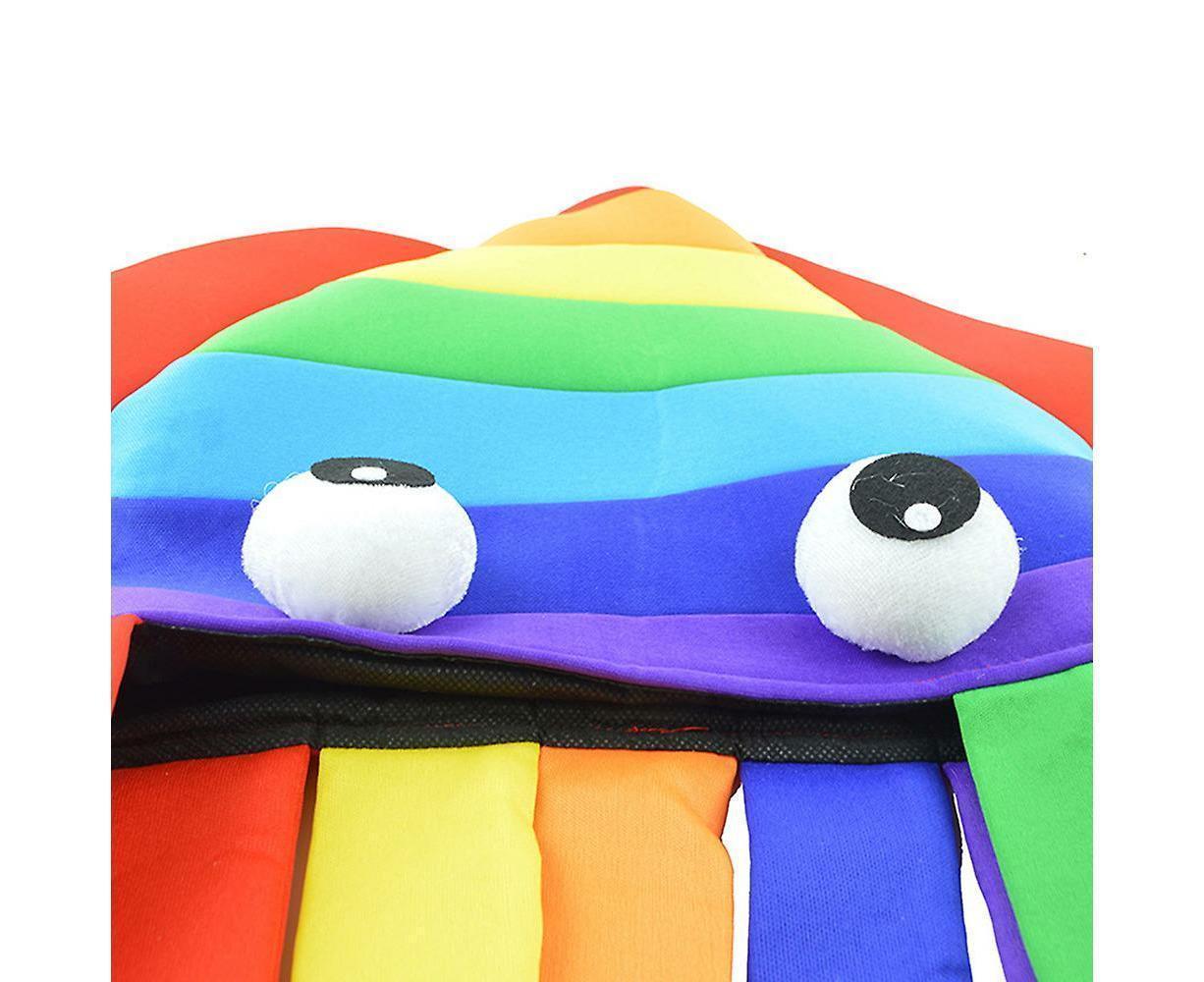 Cute Rainbow Squid Hat Funny Creative Octopus Headdress Halloween Party Hat - Image 5