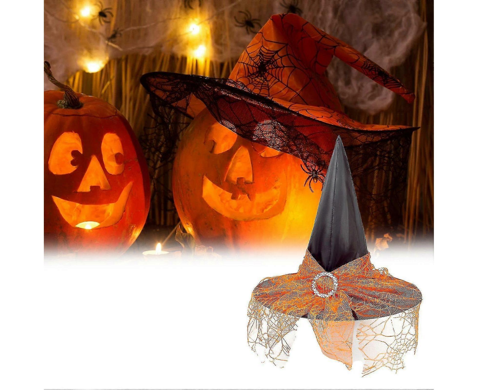 Fashion Reusable Cloth Halloween Babies Wizard Hat For Party Decor-Black - Image 4