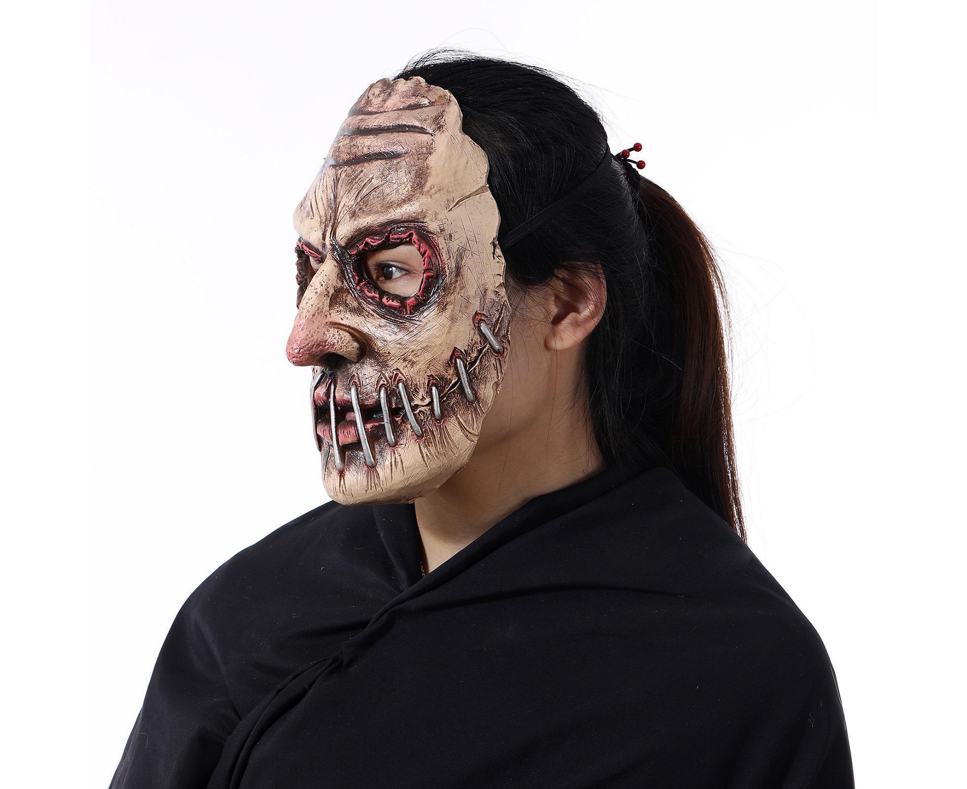Halloween Costume Demon Mask Latex Full Head Halloween Realistic Masks for Halloween Holiday Parties Decor - Image 1