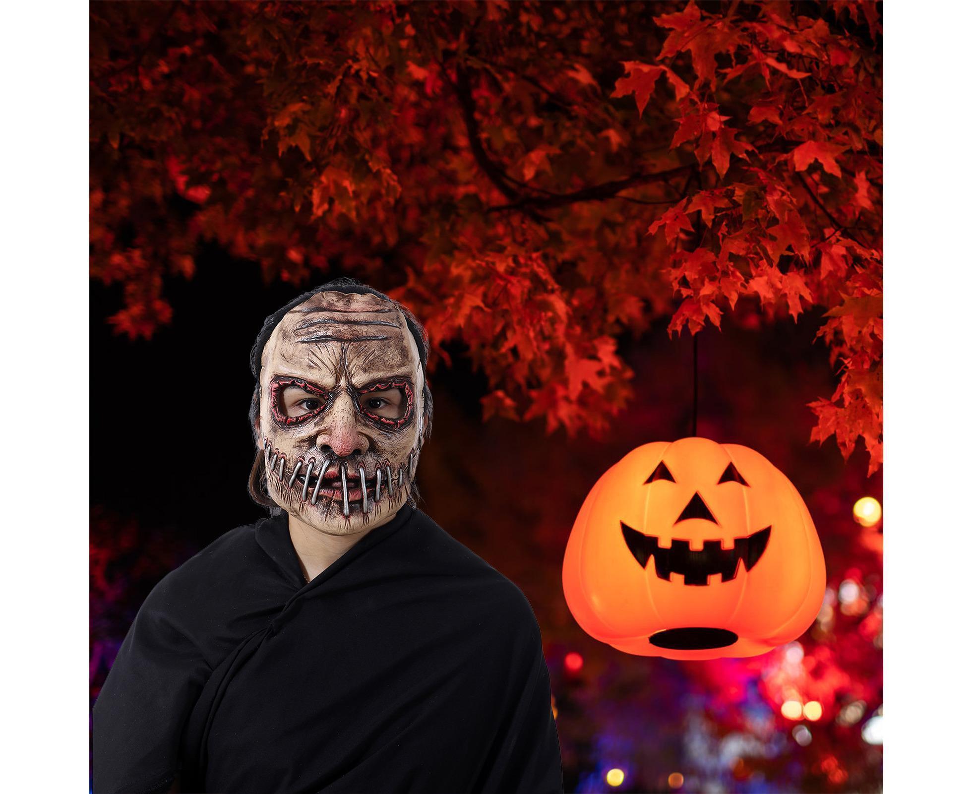 Halloween Costume Demon Mask Latex Full Head Halloween Realistic Masks for Halloween Holiday Parties Decor - Image 2