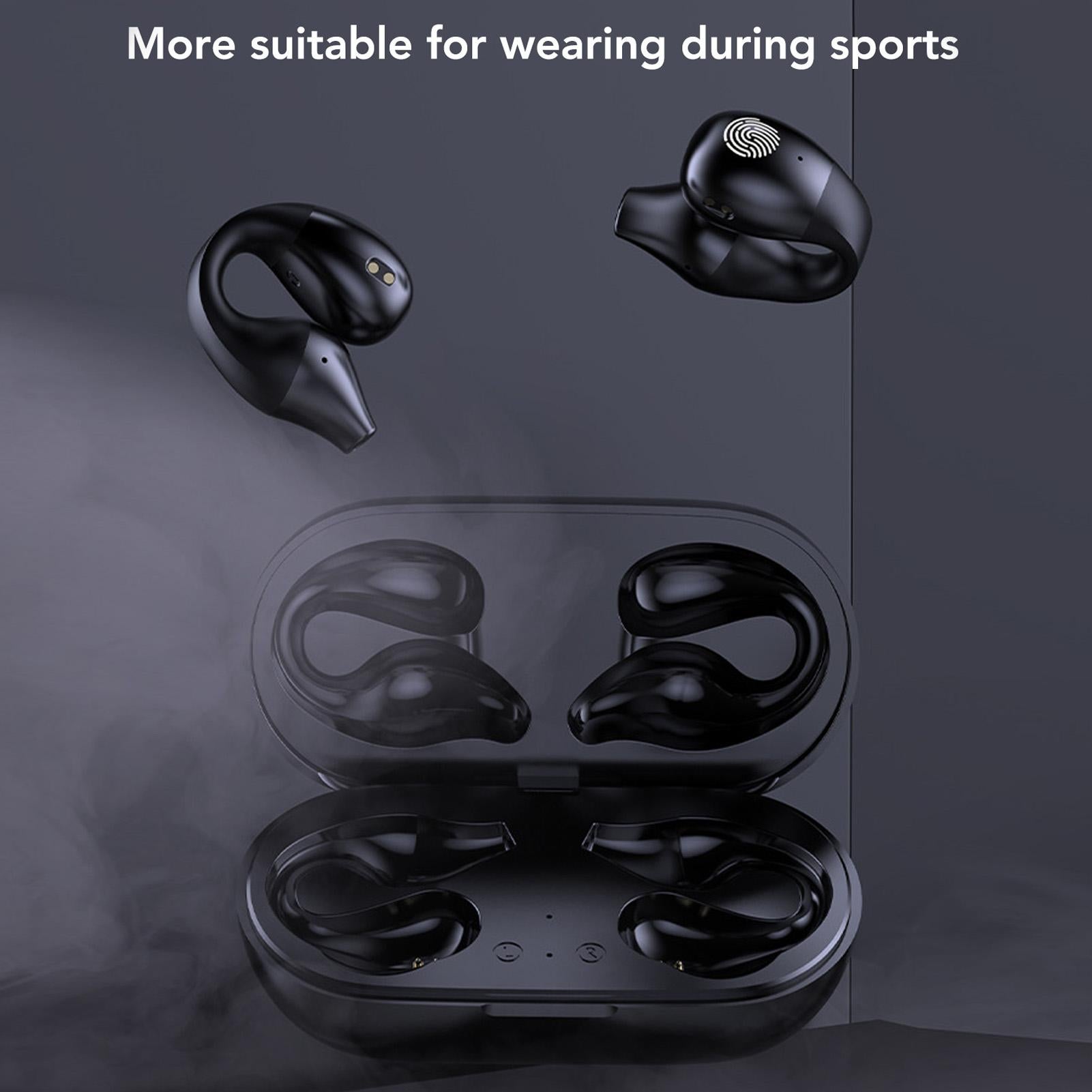 Open Ear Bluetooth Earbuds HiFi Noise Cancelling Waterproof Clip On Wireless Earphone for Cycling Driving Sports - Image 4