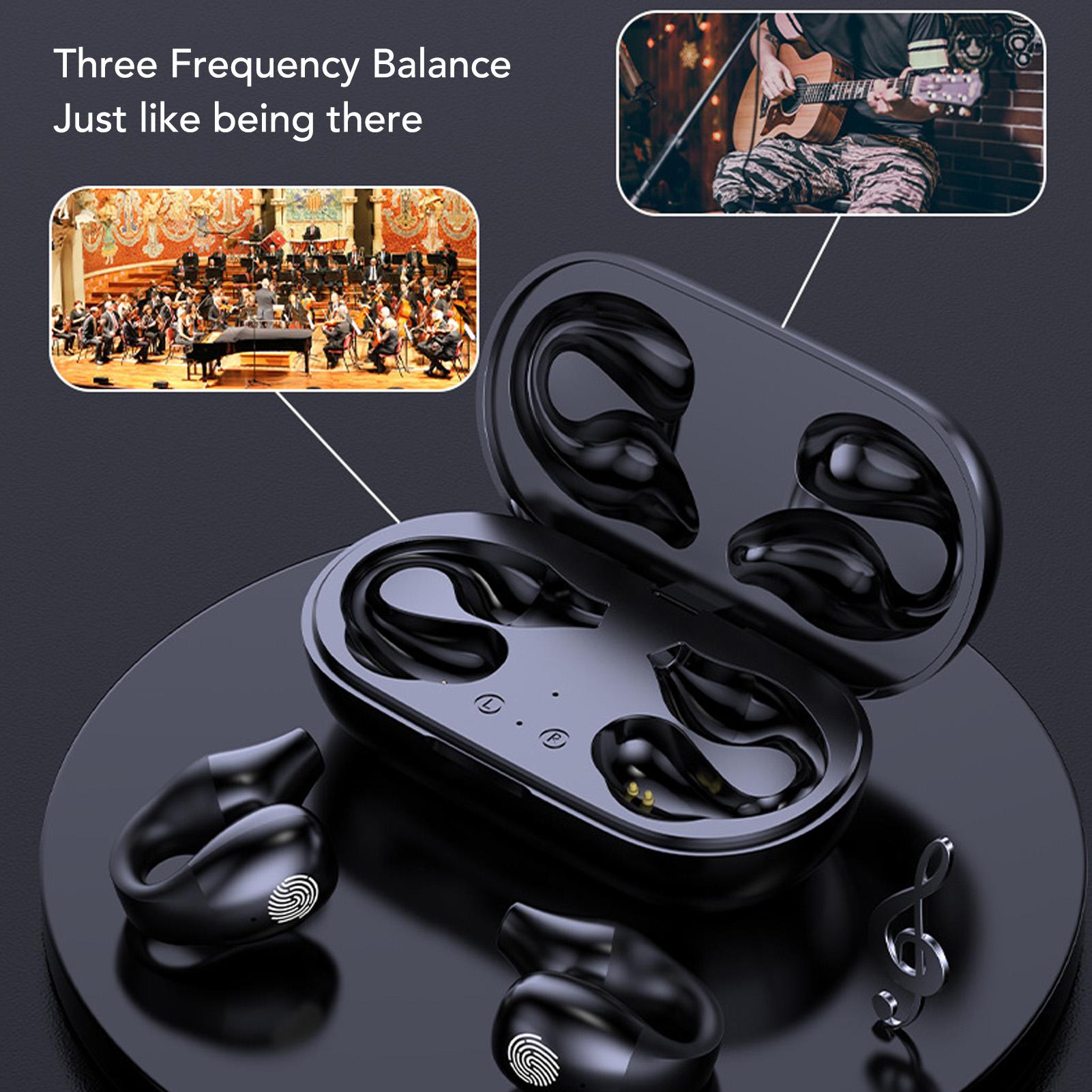 Open Ear Bluetooth Earbuds HiFi Noise Cancelling Waterproof Clip On Wireless Earphone for Cycling Driving Sports - Image 5