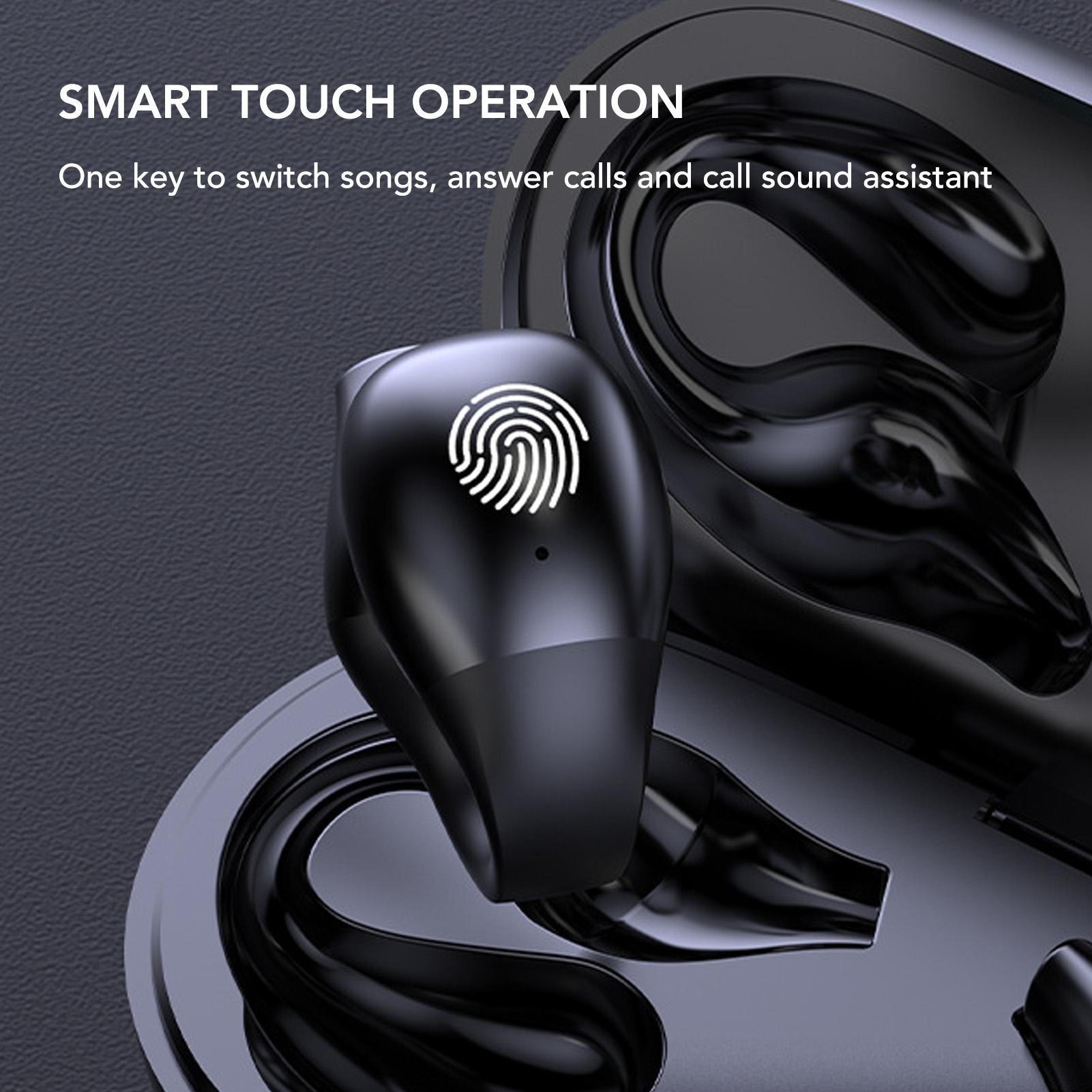 Open Ear Bluetooth Earbuds HiFi Noise Cancelling Waterproof Clip On Wireless Earphone for Cycling Driving Sports - Image 7