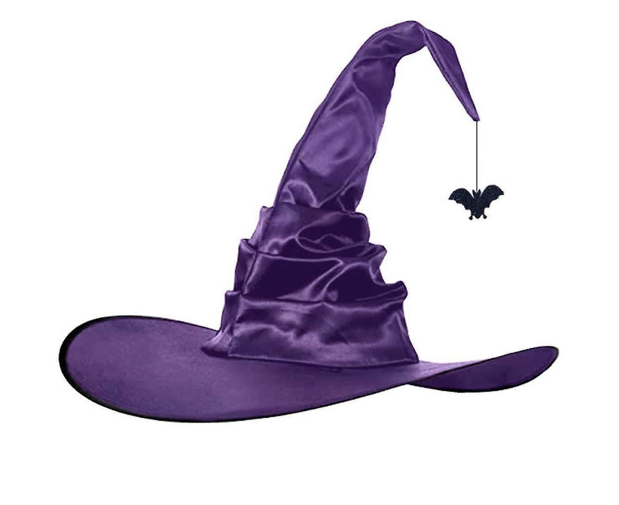 Halloween Party Felt Witch Hats Party Wide Brim Pointed Hat Accessory - Image 1