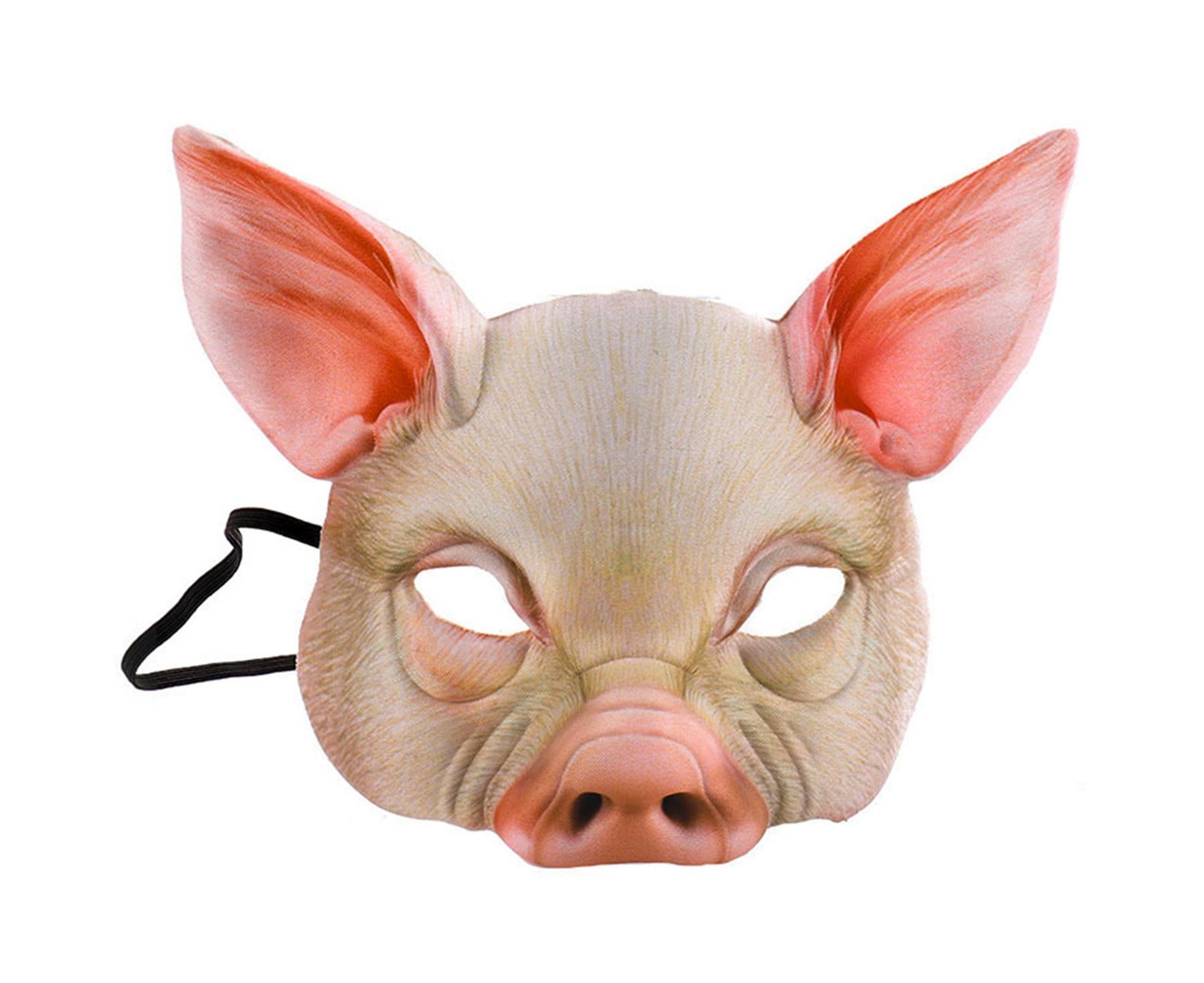 Halloween Pig Mask Animal Mask Realistic Cosplay Costume Mask for Halloween Themed Party Accessory - Image 5