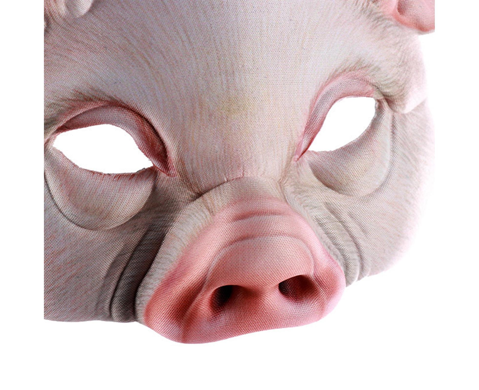Halloween Pig Mask Animal Mask Realistic Cosplay Costume Mask for Halloween Themed Party Accessory - Image 7
