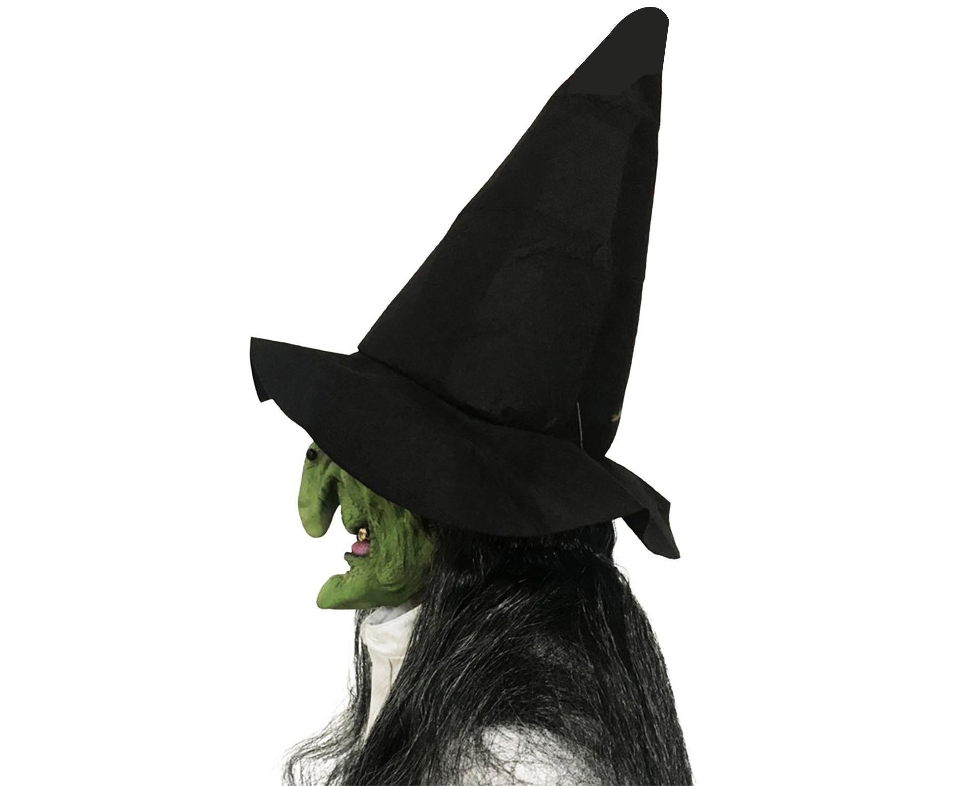 Halloween Witch Cosplay Headgear Cosplay Creepy Scary Masquerade Witch Masks for Home Party Decoration - Image 1
