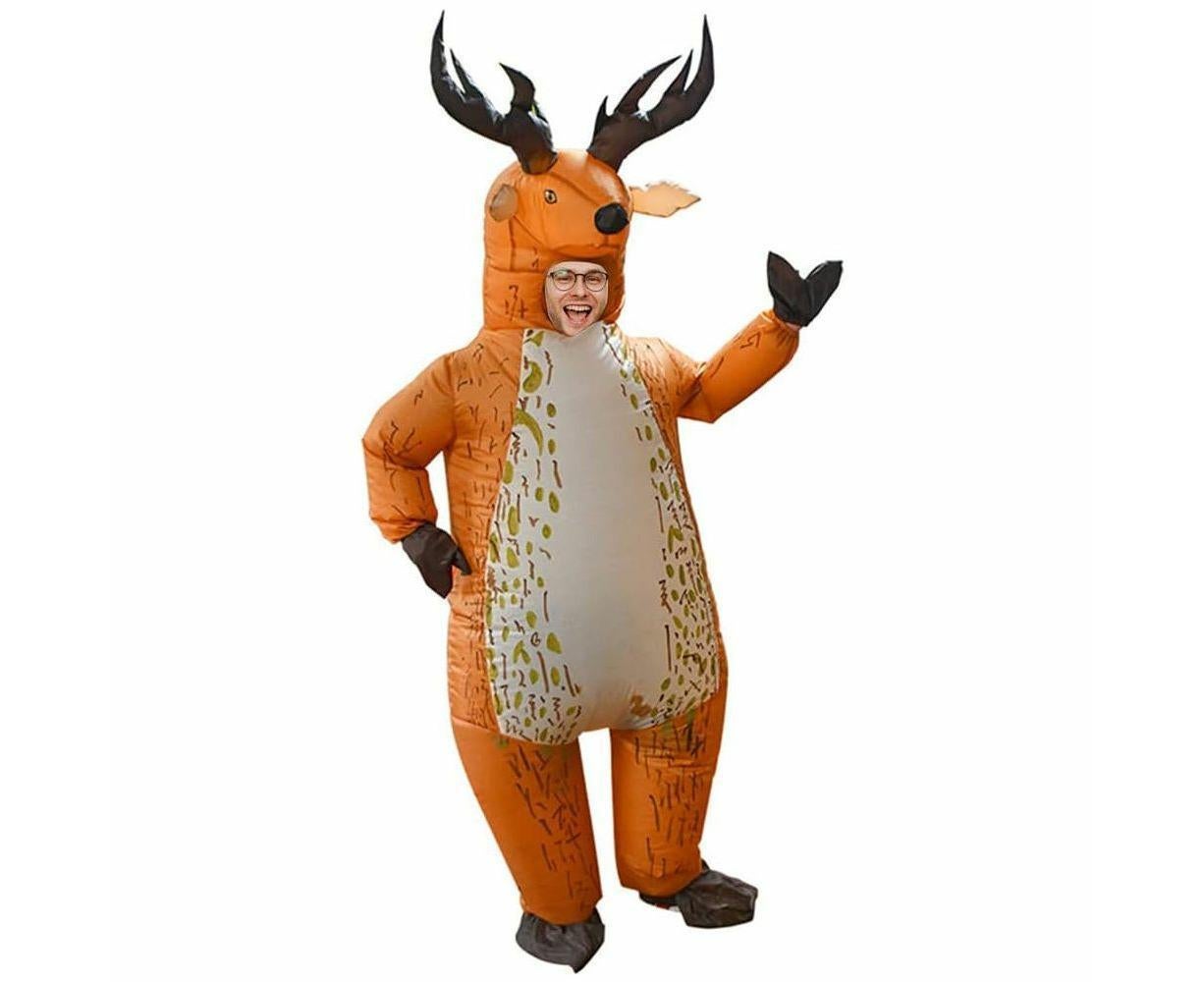 Inflatable Moose Air Inflatable Costume Party Halloween Christmas Cosplay Suit Adult Size(Suitable for Height 150-190 cm) - Image 1