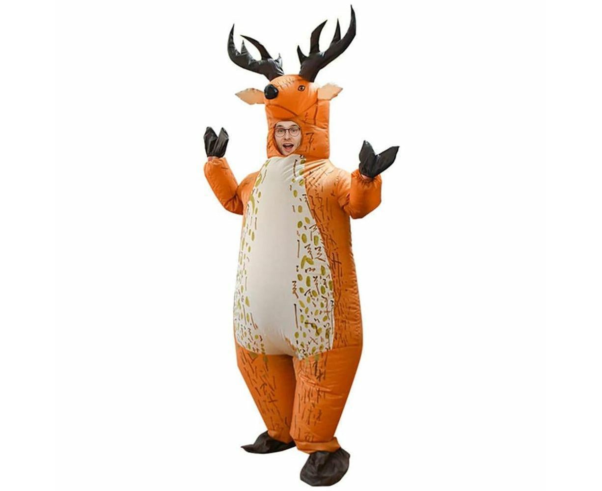 Inflatable Moose Air Inflatable Costume Party Halloween Christmas Cosplay Suit Adult Size(Suitable for Height 150-190 cm) - Image 2
