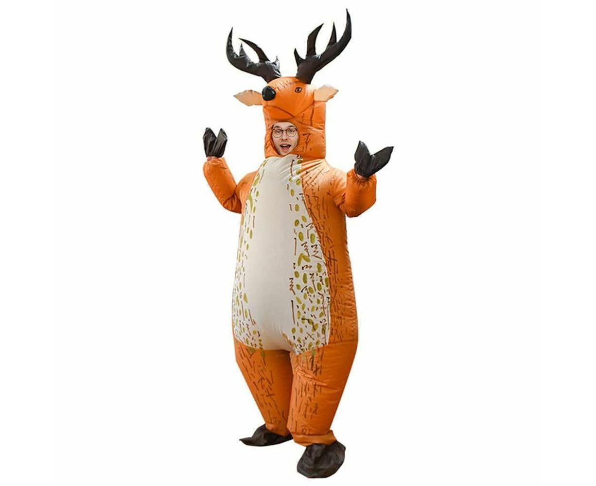 Inflatable Moose Air Inflatable Costume Party Halloween Christmas Cosplay Suit Adult Size(Suitable for Height 150-190 cm) - Image 3
