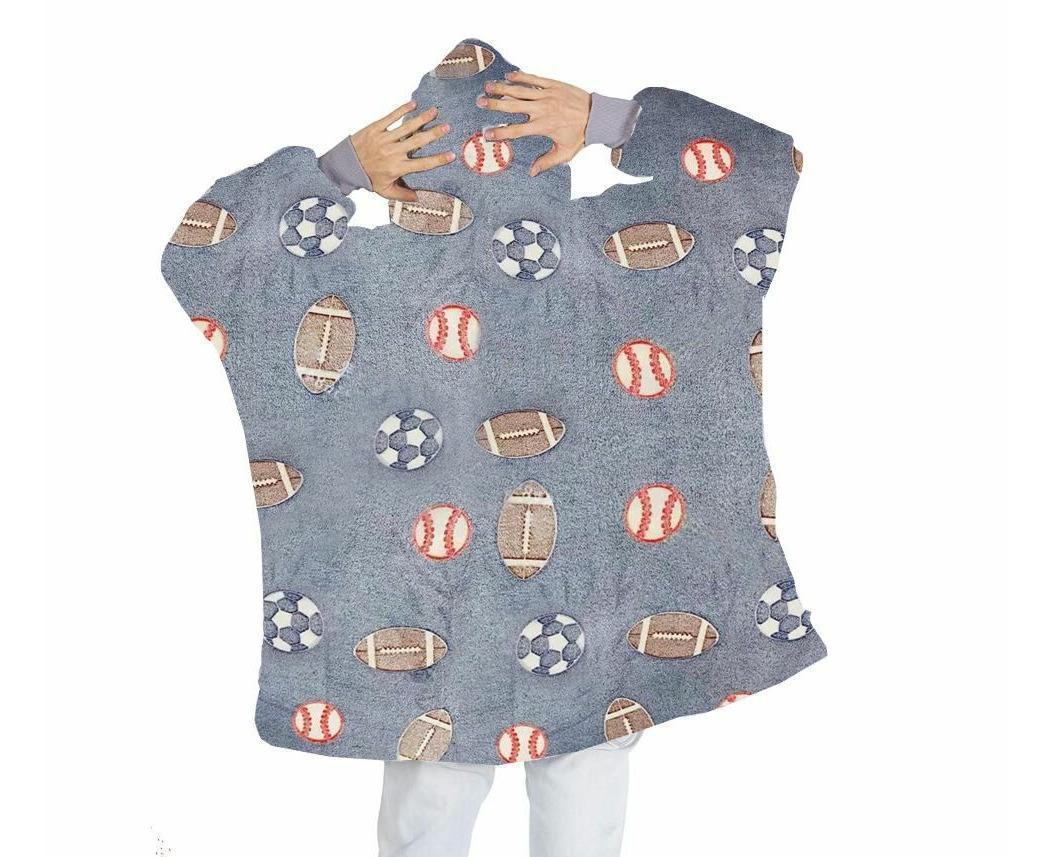 Olives Glow in The Dark Oversized Sweatshirt with Pockets Cute Unique Birthday Gift Women Warm Cozy Wearable Blanket - Image 1