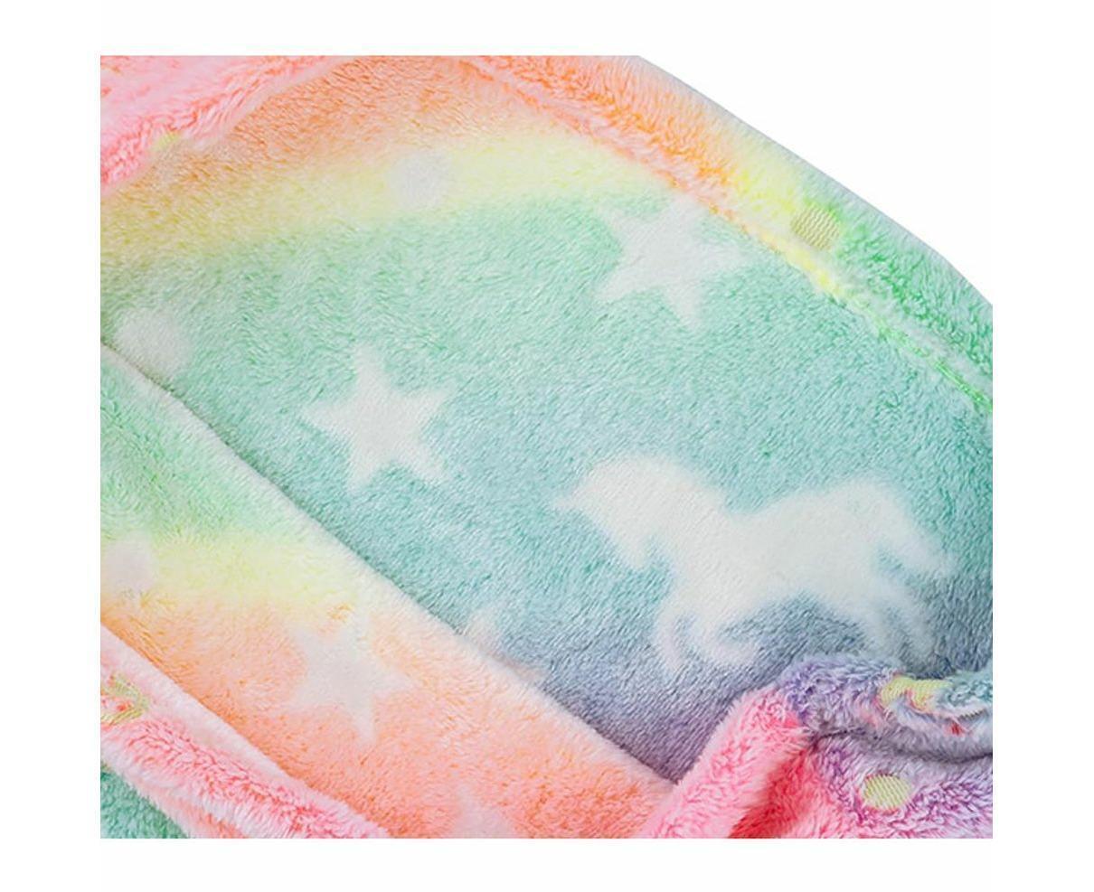Mermaid Blanket Glow in The Dark Sleeping Bag Babies Birthday Gift Daughte-Pink Purple - Image 4