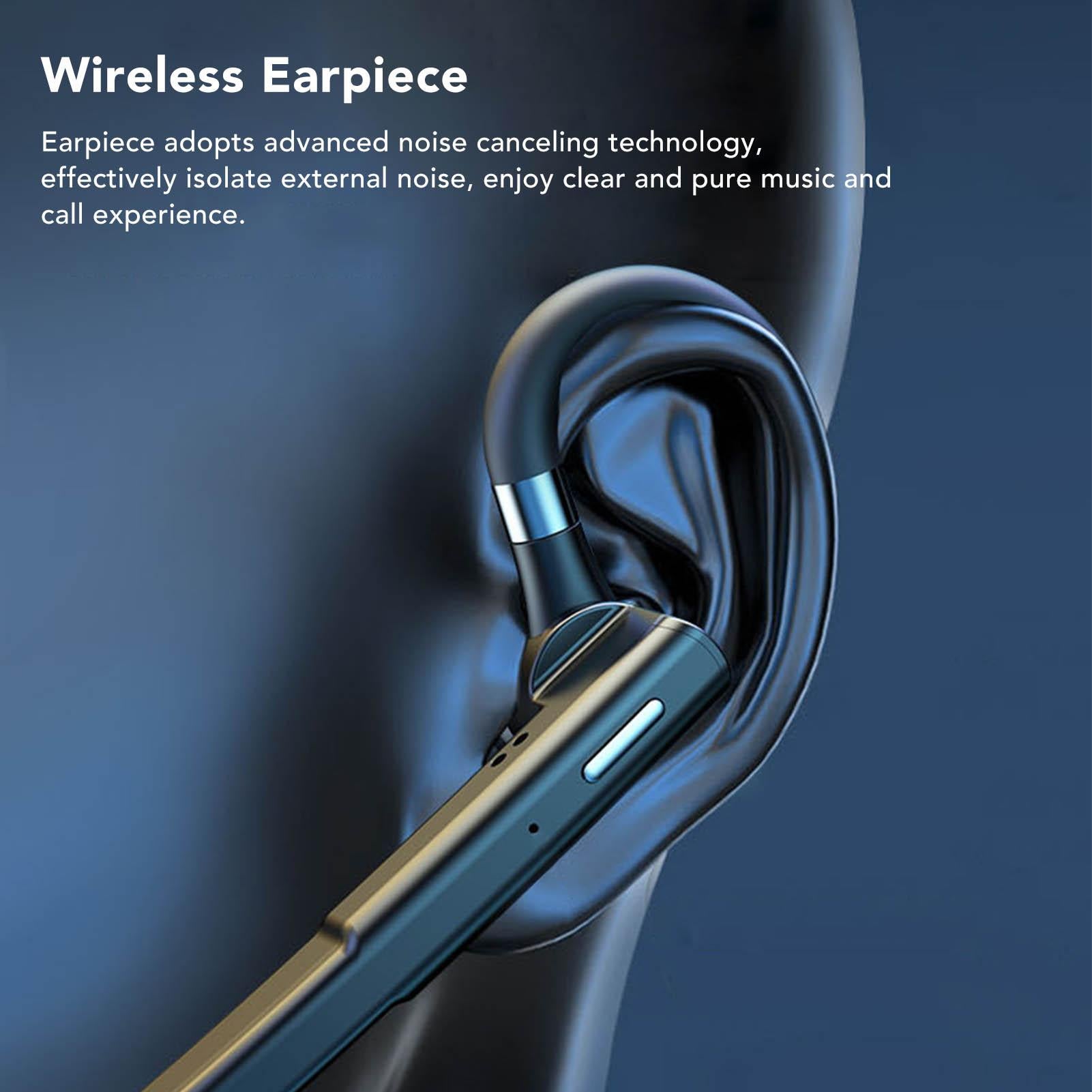 Bluetooth Earpiece Noise Canceling Waterproof Digital Power Display Wireless Headset with Charging Case for Driving - Image 6