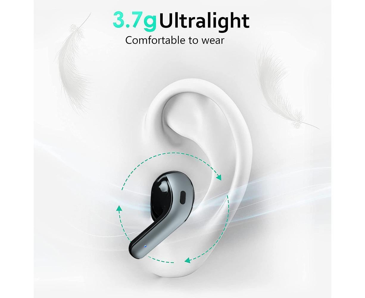 True Wireless Earbuds - LED Power Display - Bluetooth Earphones with Charging Case and Mic - Image 5