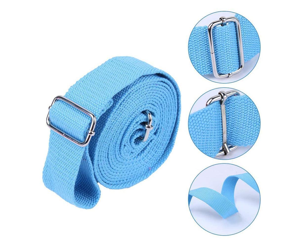Adjustable Leg Stretcher, Door Flexibility Stretching Leg Strap,Great for Ballet Cheer Dance Gymnastics or Any Sport Leg Stretcher Door - Lake blue - Image 6