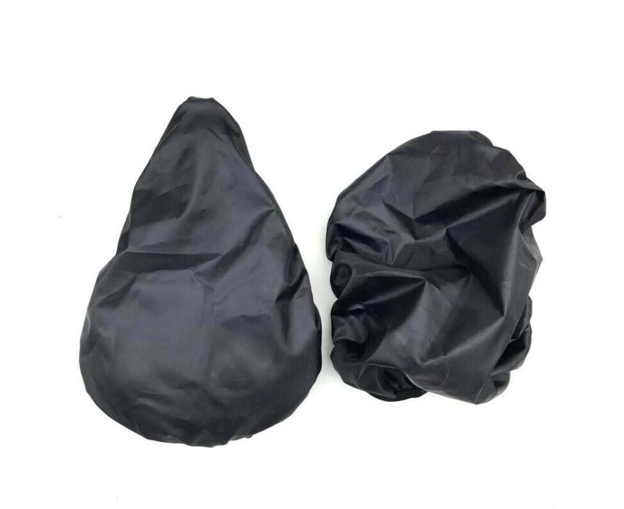 Bicycle Seat Cover, 2pcs Saddle Pad Bicycle, Elastic Waterproof Bicycle Saddle Cover (Black) - Image 2
