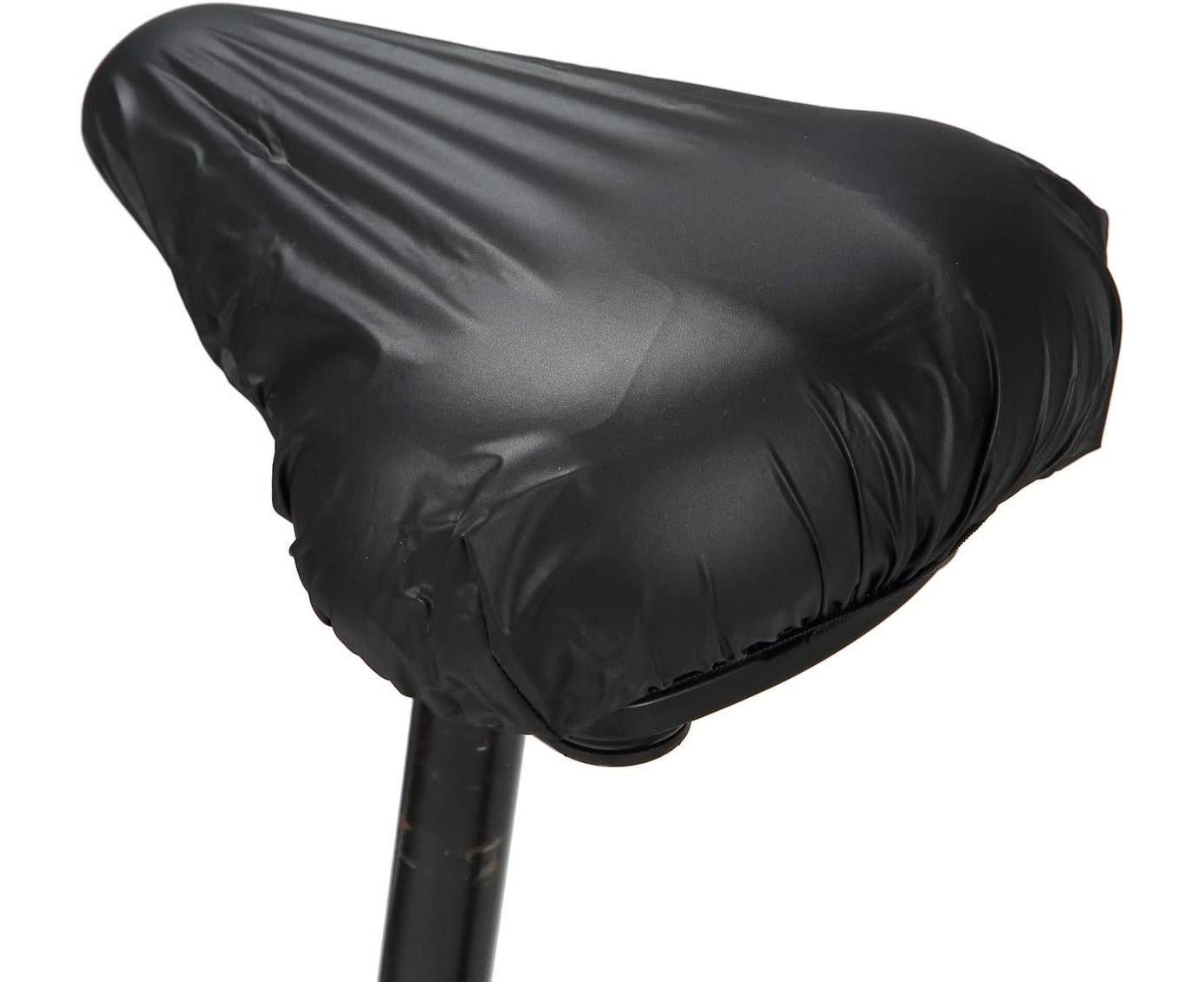 Bicycle Seat Cover, 2pcs Saddle Pad Bicycle, Elastic Waterproof Bicycle Saddle Cover (Black) - Image 3