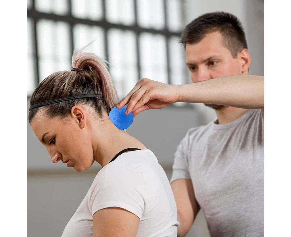 Fitness Ultimate Massage Balls for Physical Therapy ,Deep Tissue Trigger Point Myofascial Release Tools,Back, Shoulder - Blue - Image 3