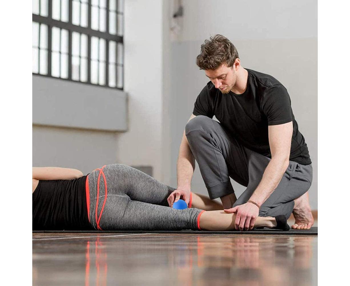 Fitness Ultimate Massage Balls for Physical Therapy ,Deep Tissue Trigger Point Myofascial Release Tools,Back, Shoulder - Blue - Image 4